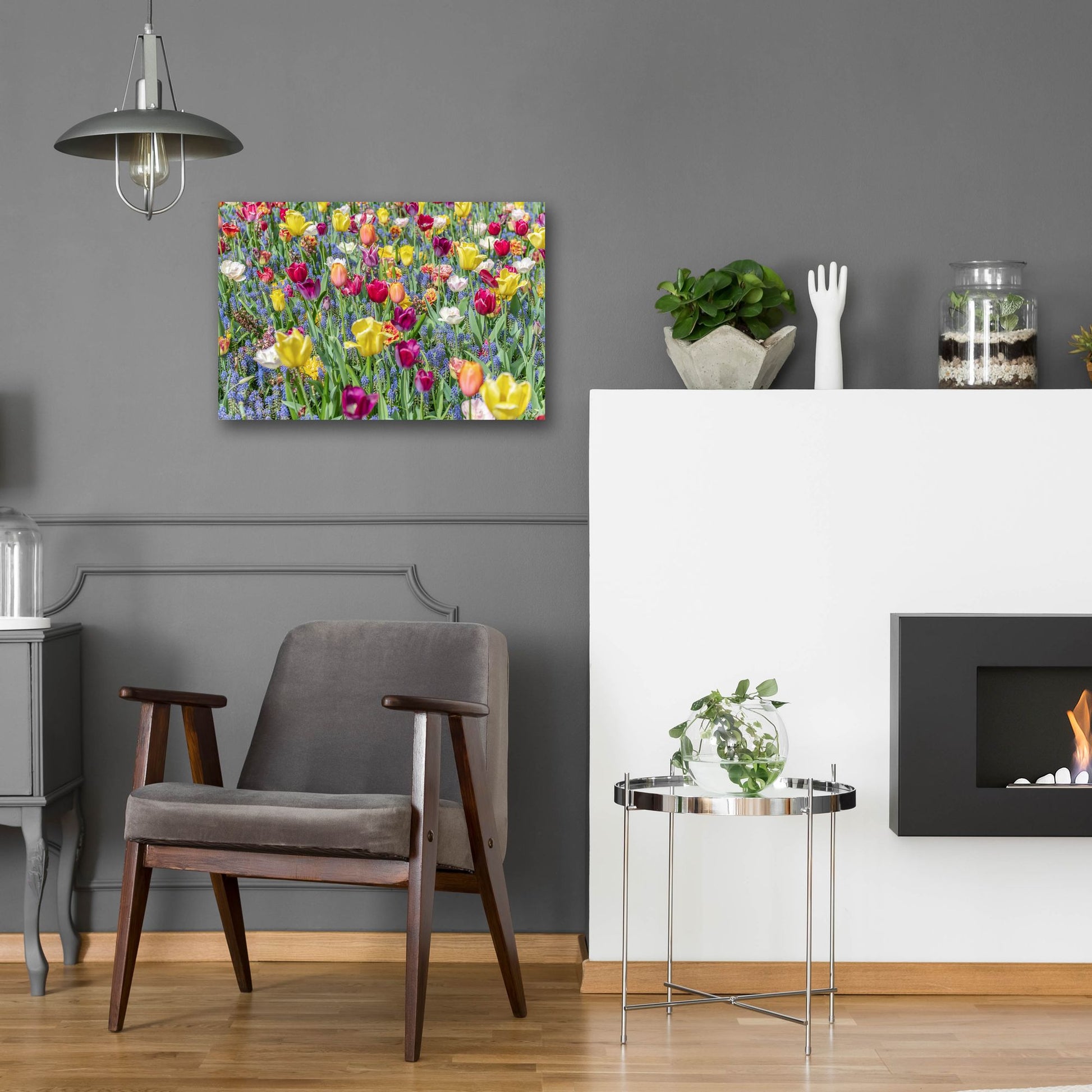 Epic Art ' Kuekenhof Tulips I' by Richard Silver, Acrylic Glass Wall Art,24x16