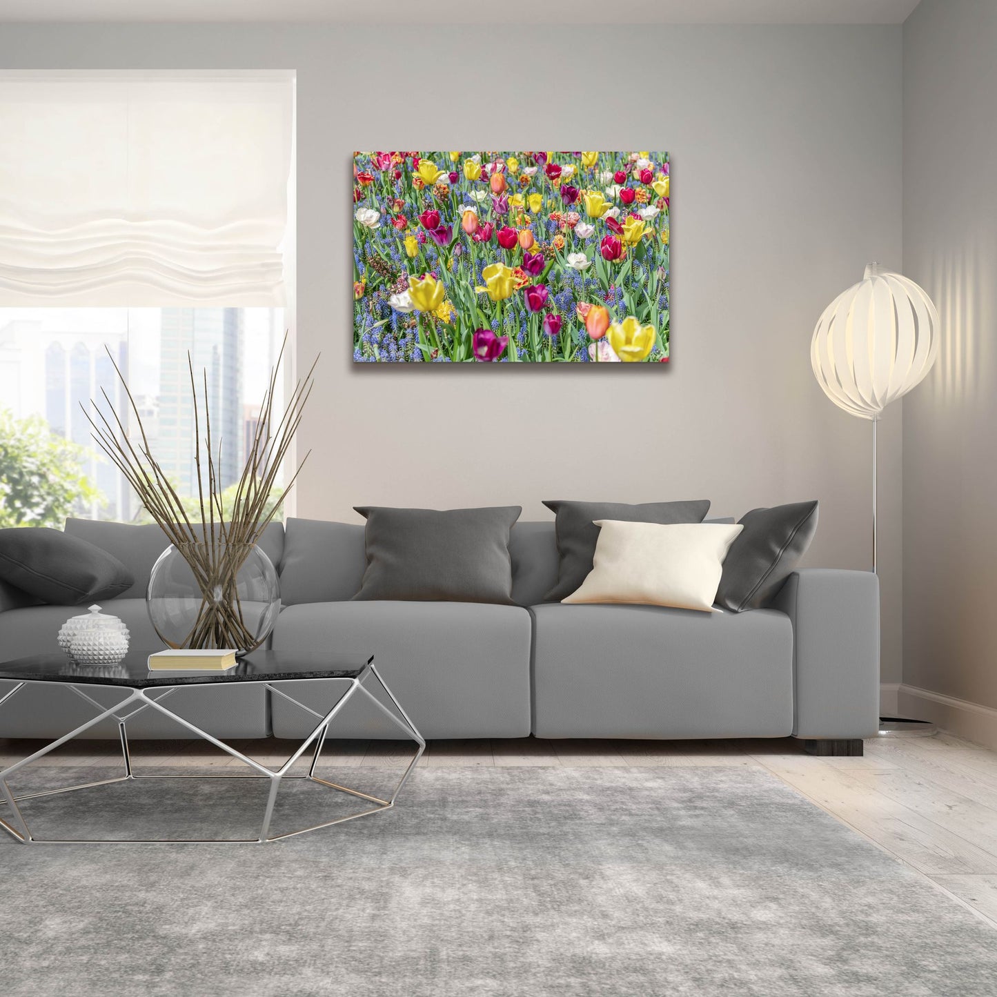 Epic Art ' Kuekenhof Tulips I' by Richard Silver, Acrylic Glass Wall Art,36x24