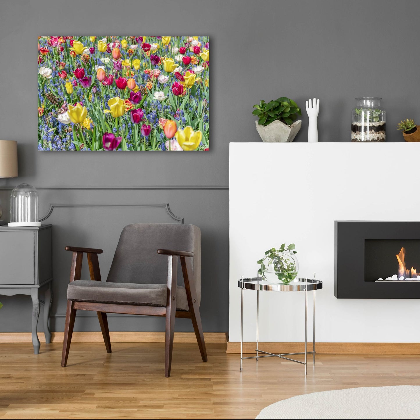 Epic Art ' Kuekenhof Tulips I' by Richard Silver, Acrylic Glass Wall Art,36x24