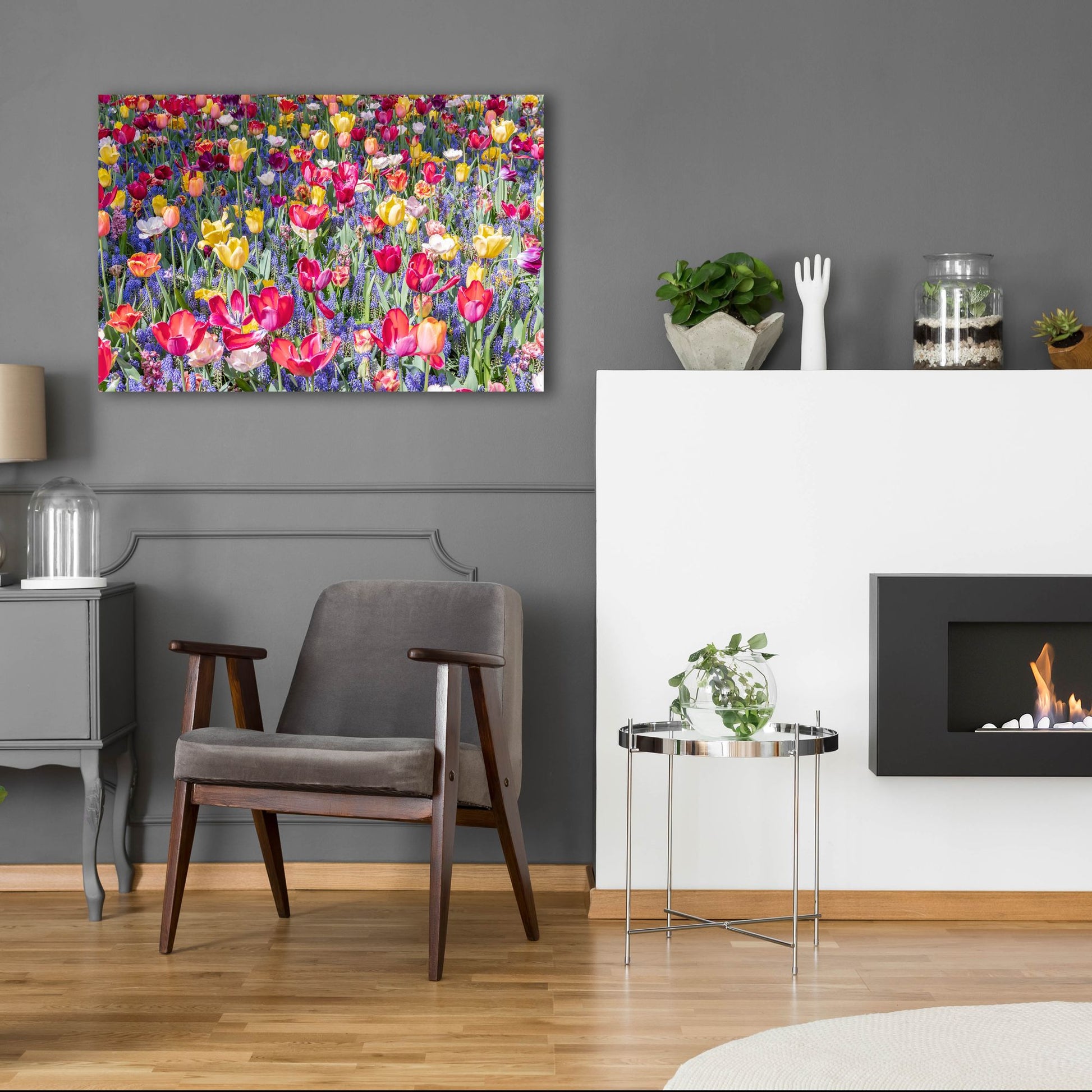 Epic Art ' Kuekenhof Tulips II' by Richard Silver, Acrylic Glass Wall Art,36x24