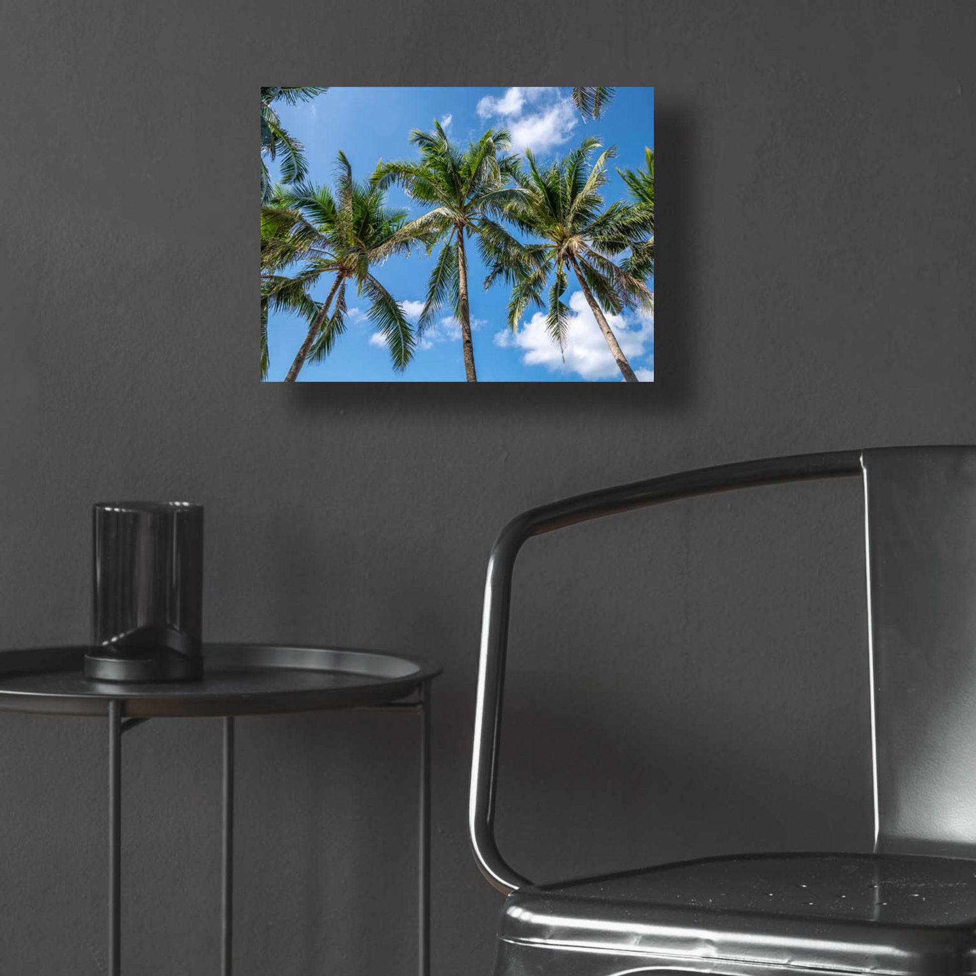 Epic Art ' Palawan Palm Trees I' by Richard Silver, Acrylic Glass Wall Art,16x12