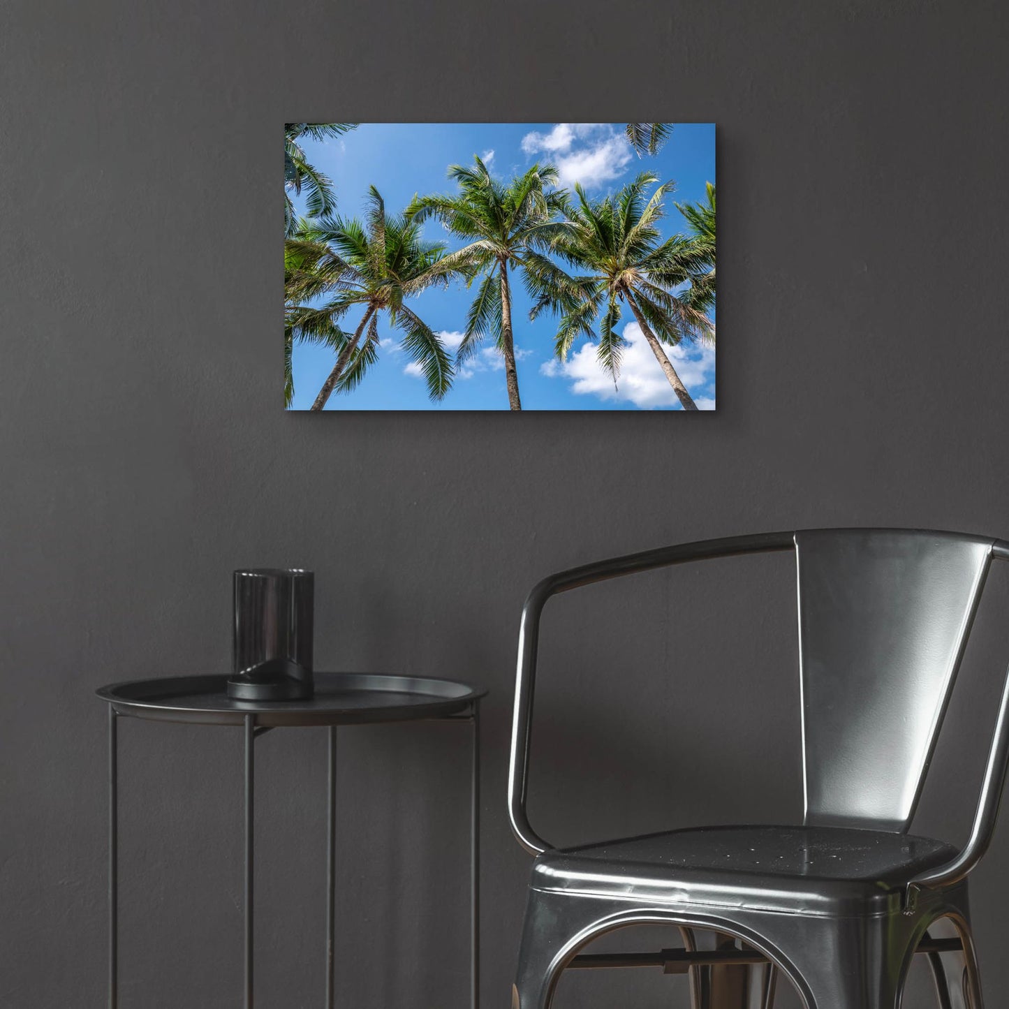 Epic Art ' Palawan Palm Trees I' by Richard Silver, Acrylic Glass Wall Art,24x16