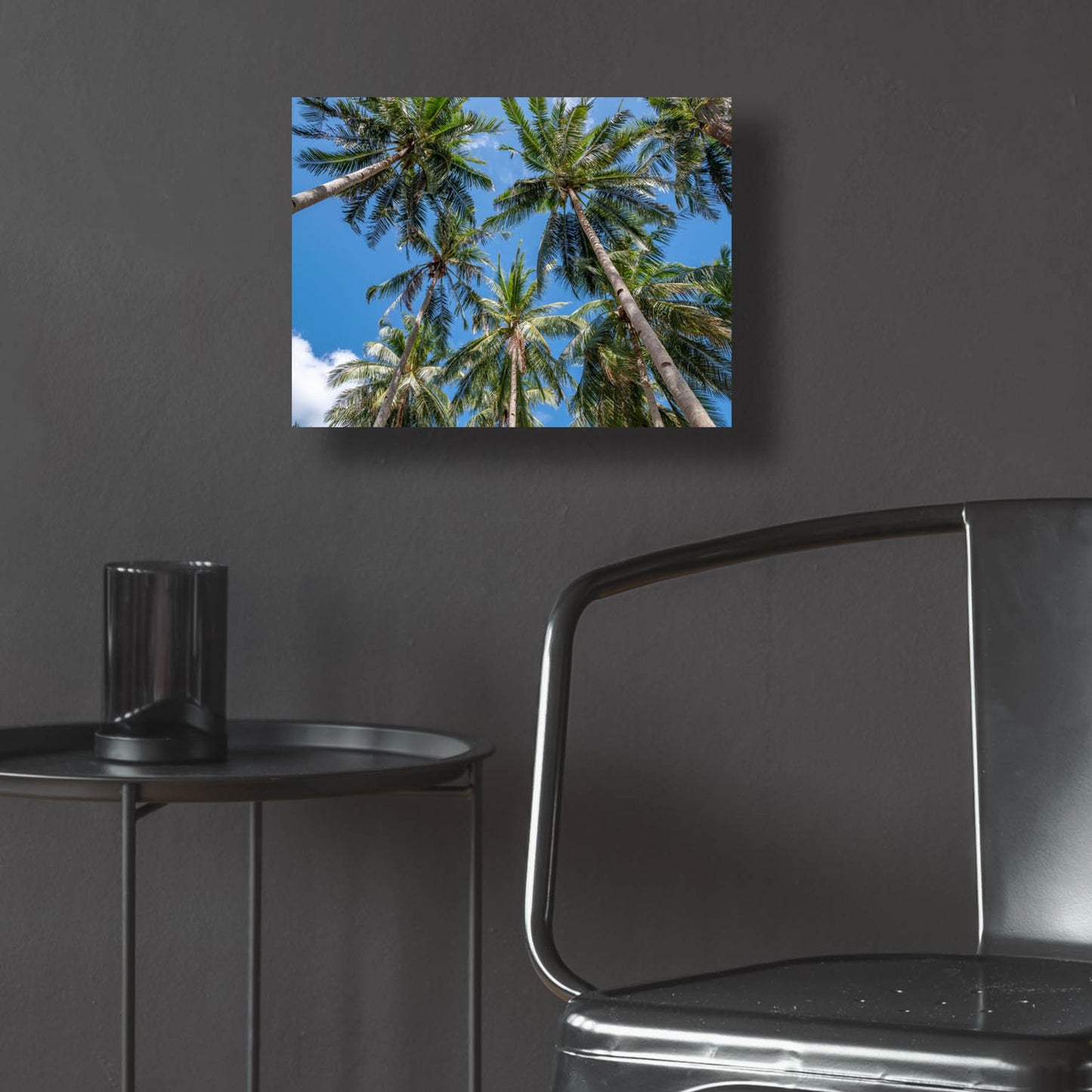 Epic Art ' Palawan Palm Trees II' by Richard Silver, Acrylic Glass Wall Art,16x12