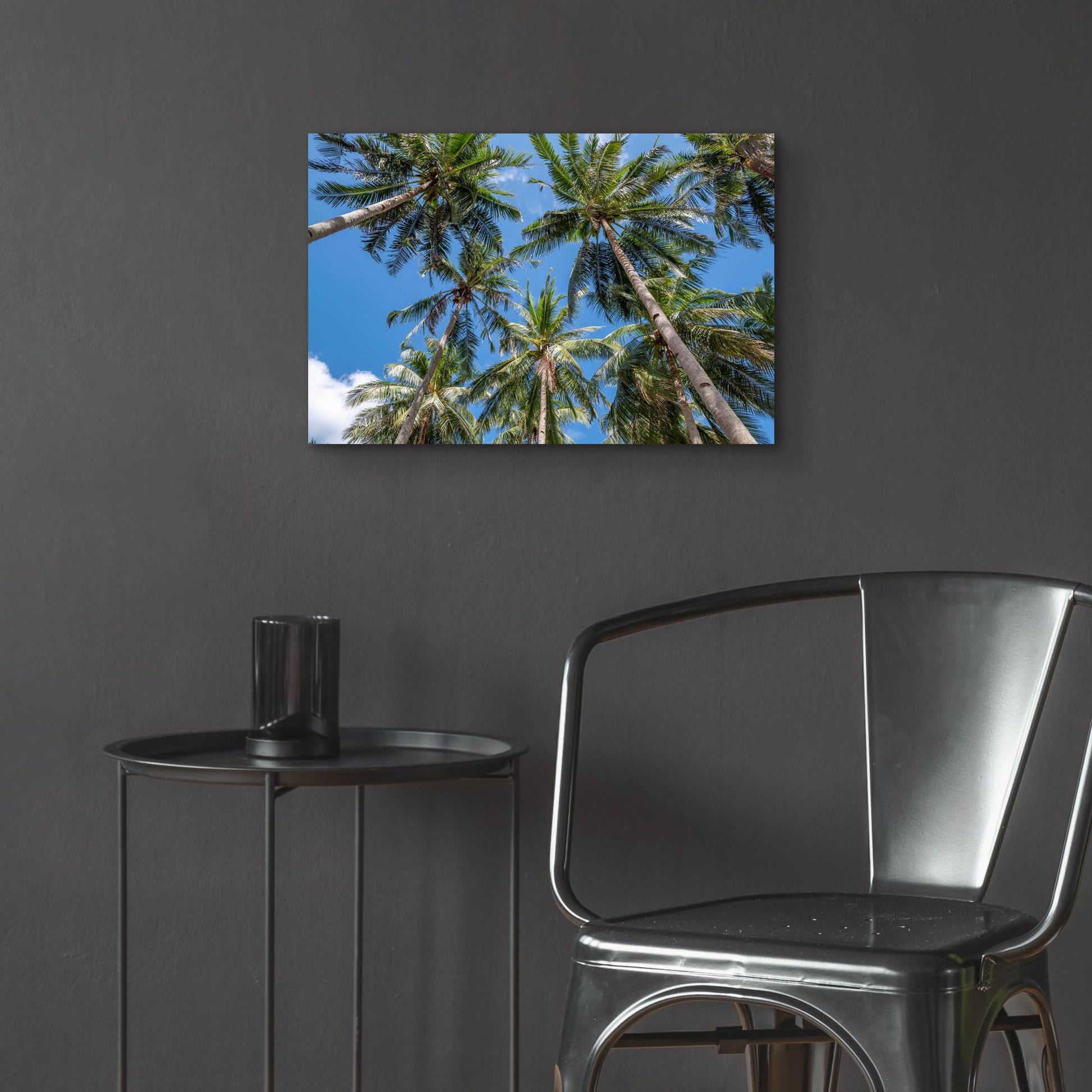 Epic Art ' Palawan Palm Trees II' by Richard Silver, Acrylic Glass Wall Art,24x16