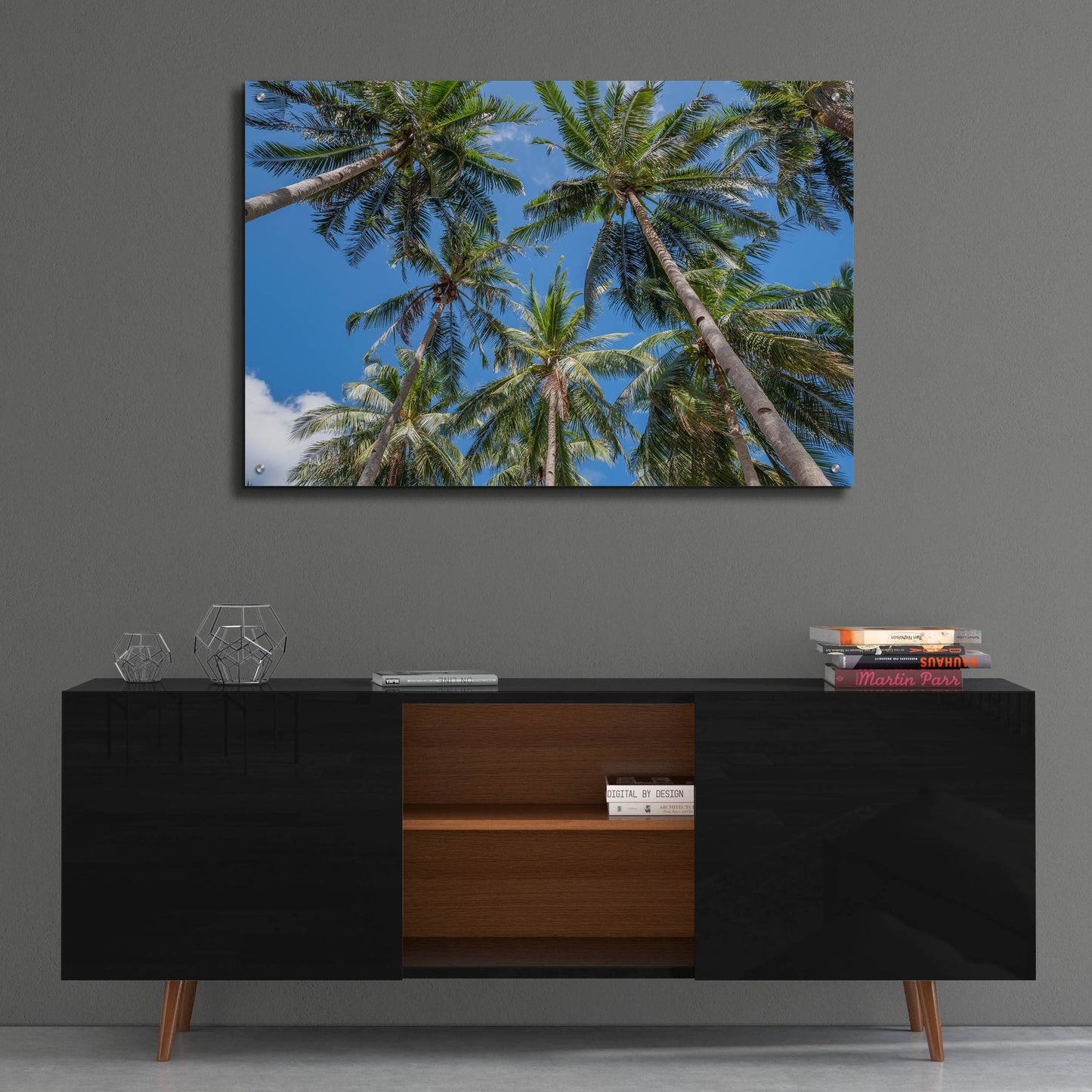 Epic Art ' Palawan Palm Trees II' by Richard Silver, Acrylic Glass Wall Art,36x24