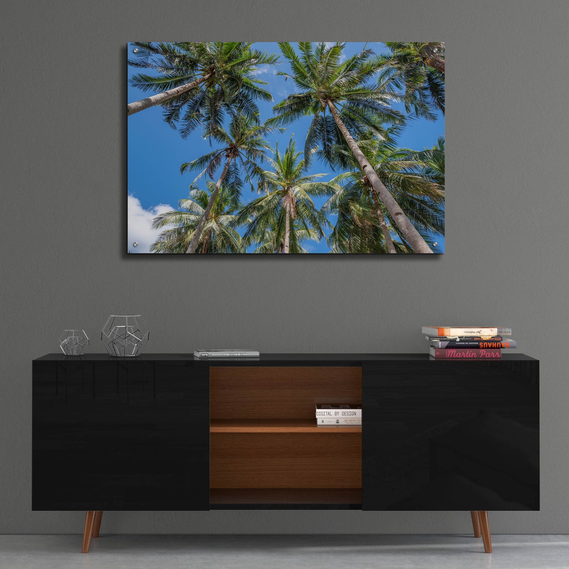 Epic Art ' Palawan Palm Trees II' by Richard Silver, Acrylic Glass Wall Art,36x24