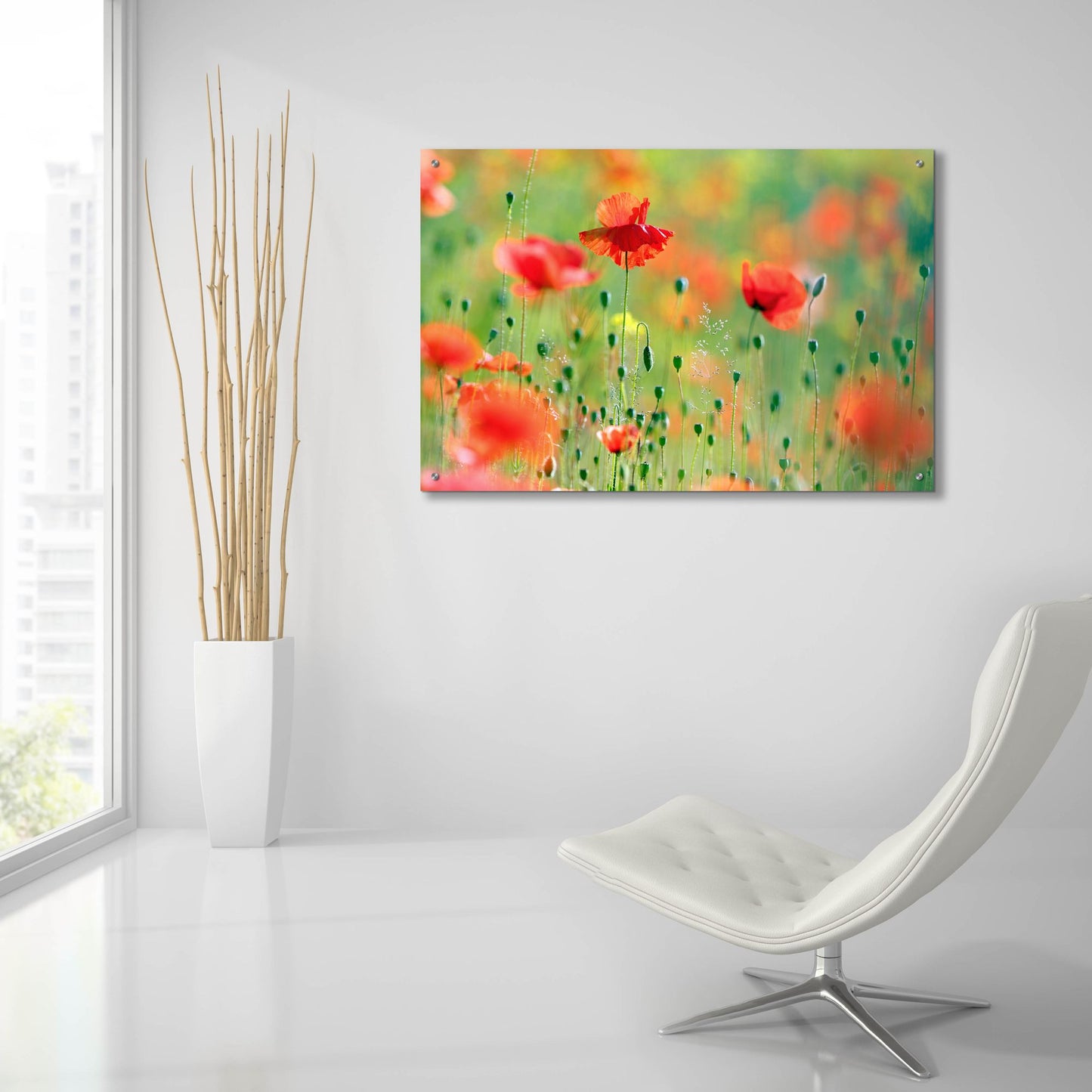 Epic Art ' United Colors of Summer' by Roeselien Raimond, Acrylic Glass Wall Art,36x24