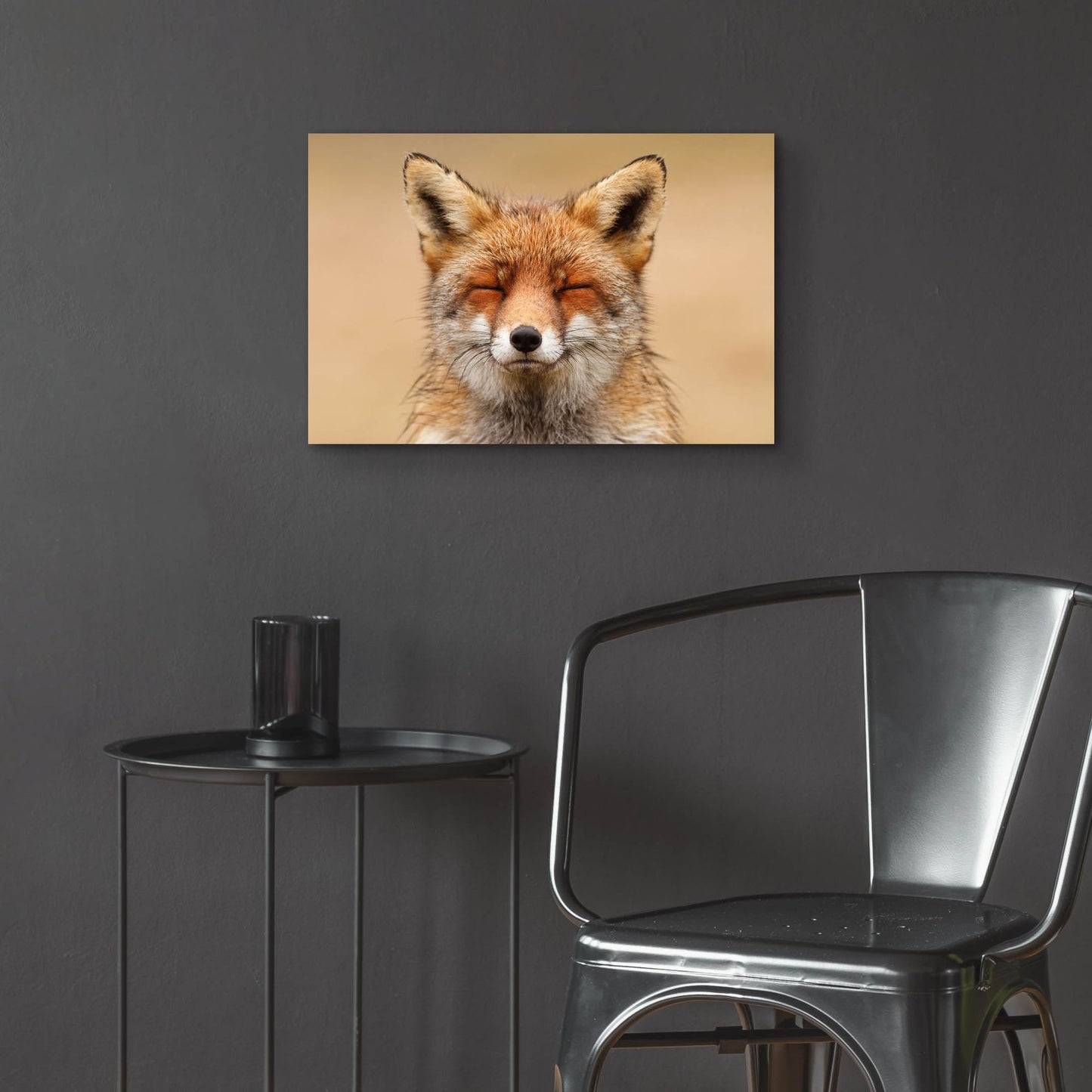 Epic Art ' Zen Fox Red Portrait' by Roeselien Raimond, Acrylic Glass Wall Art,24x16