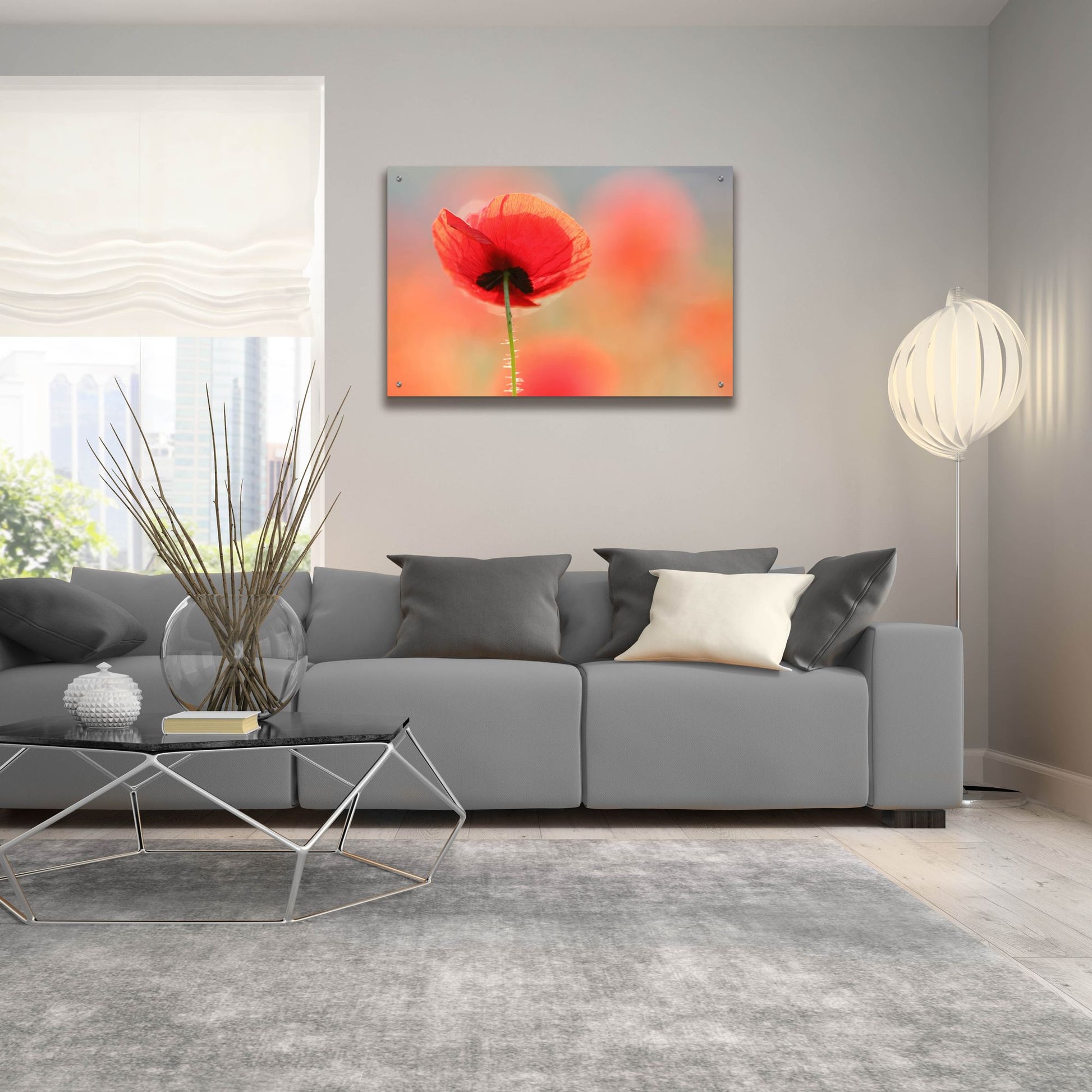 Epic Art ' Poppy Dream' by Roeselien Raimond, Acrylic Glass Wall Art,36x24