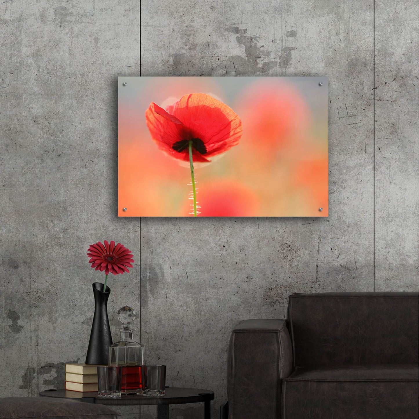 Epic Art ' Poppy Dream' by Roeselien Raimond, Acrylic Glass Wall Art,36x24