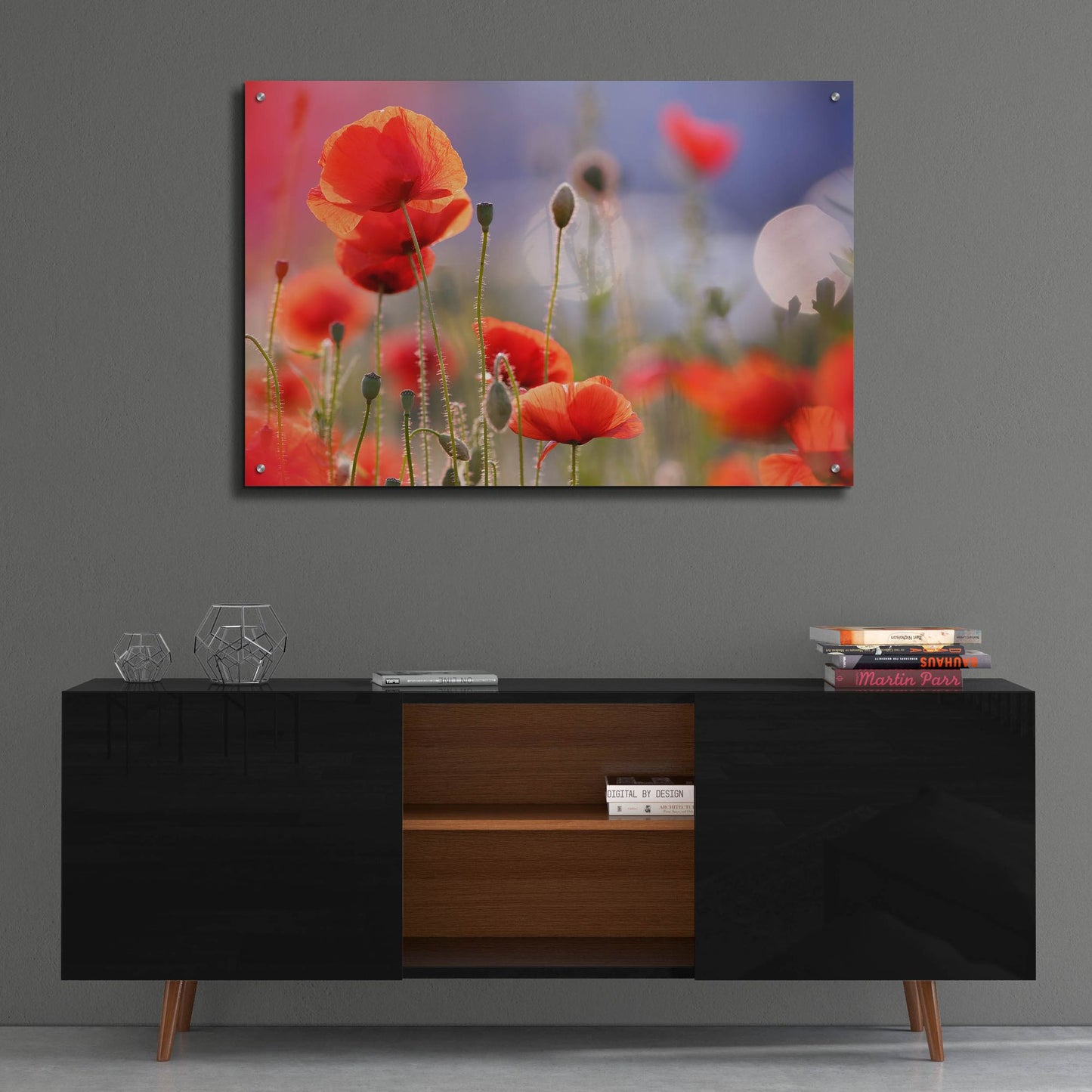 Epic Art ' Poppy Delight' by Roeselien Raimond, Acrylic Glass Wall Art,36x24