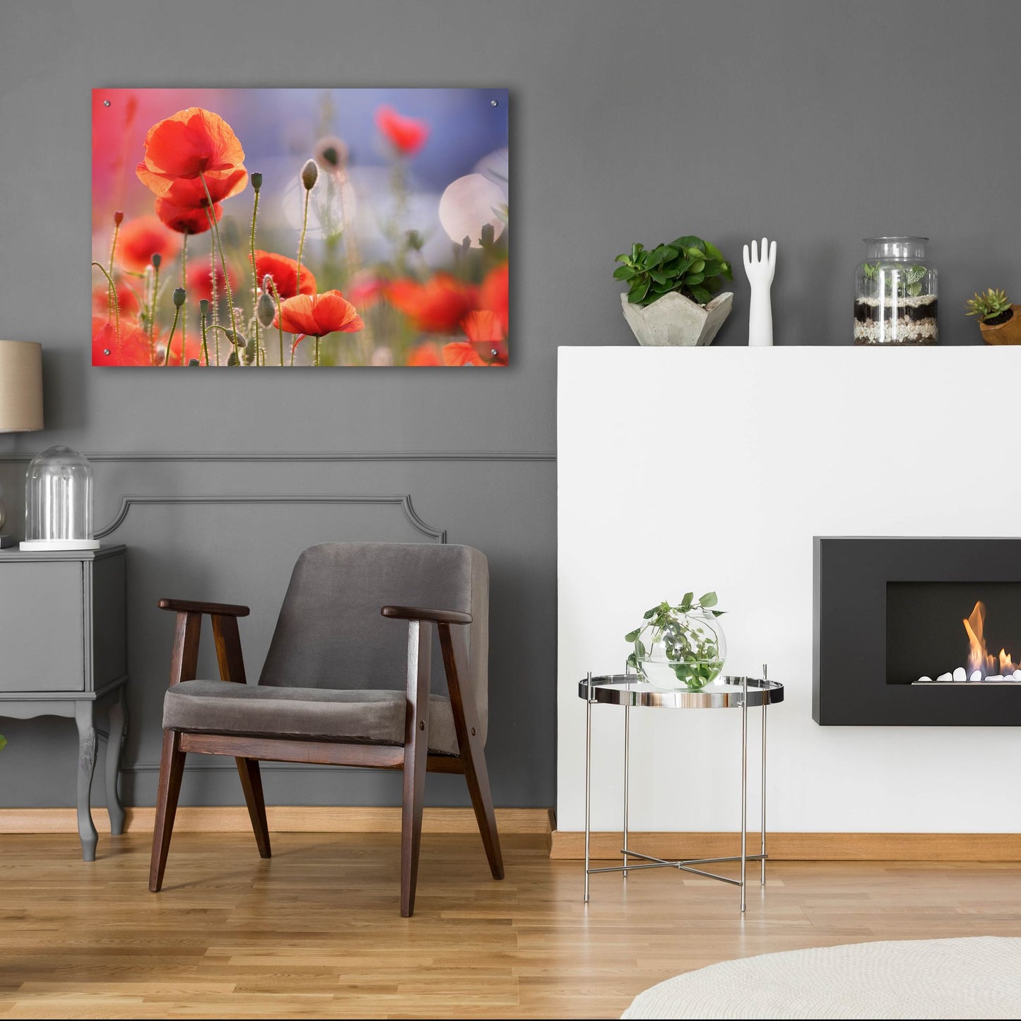 Epic Art ' Poppy Delight' by Roeselien Raimond, Acrylic Glass Wall Art,36x24