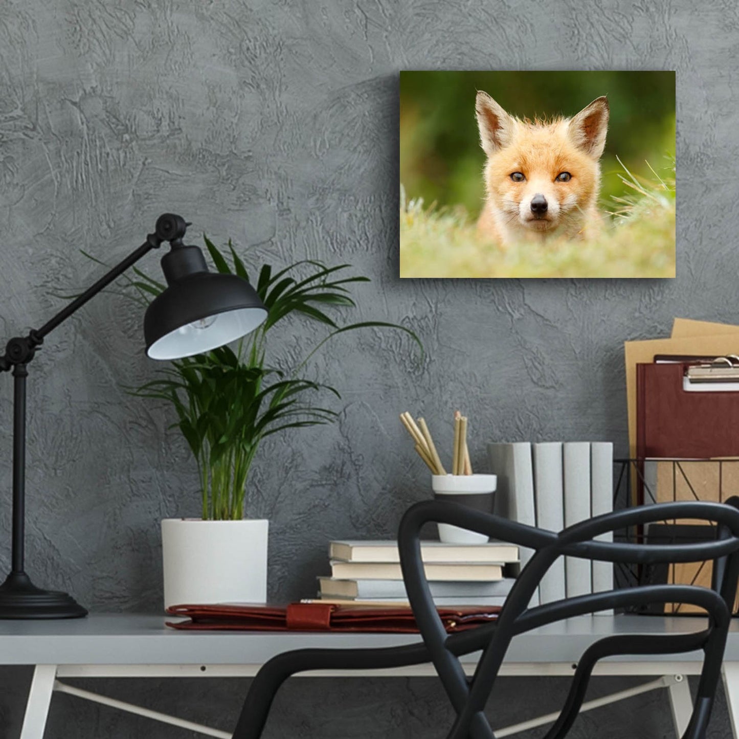 Epic Art ' Bad Fur Day' by Roeselien Raimond, Acrylic Glass Wall Art,16x12