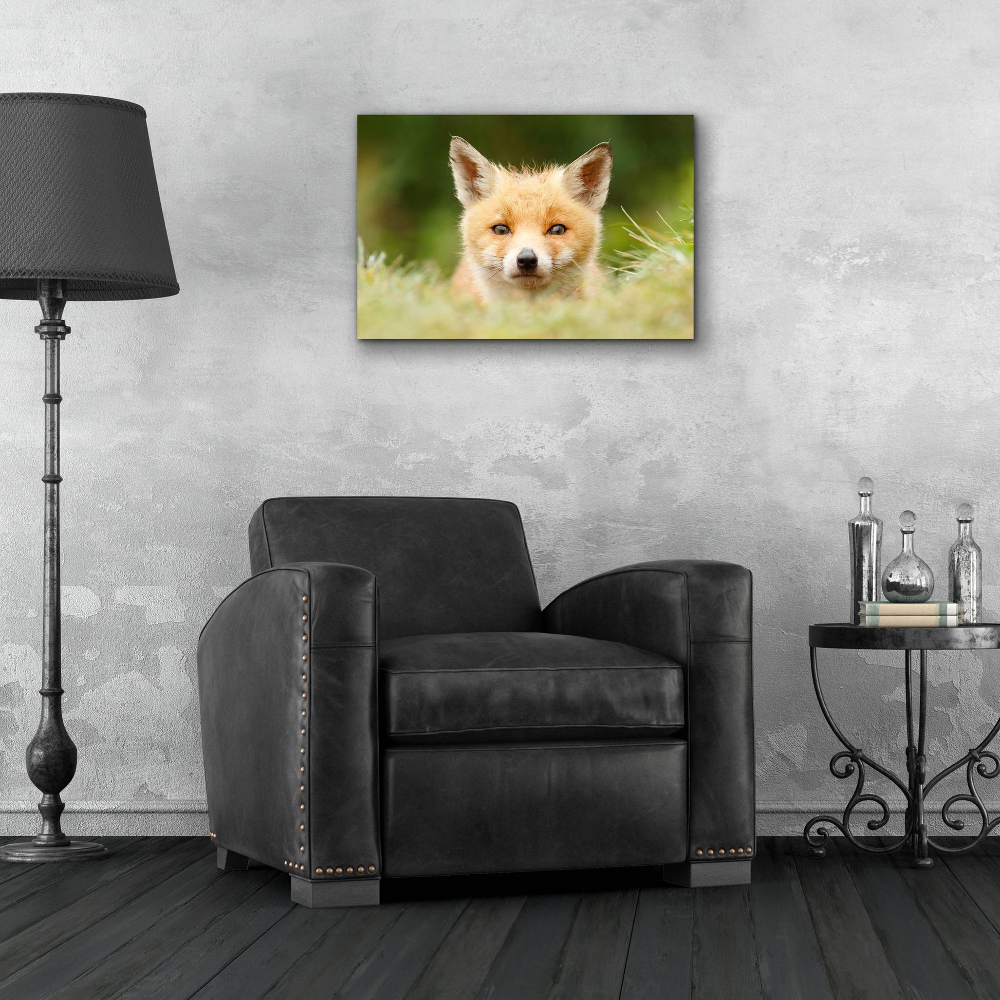 Epic Art ' Bad Fur Day' by Roeselien Raimond, Acrylic Glass Wall Art,24x16