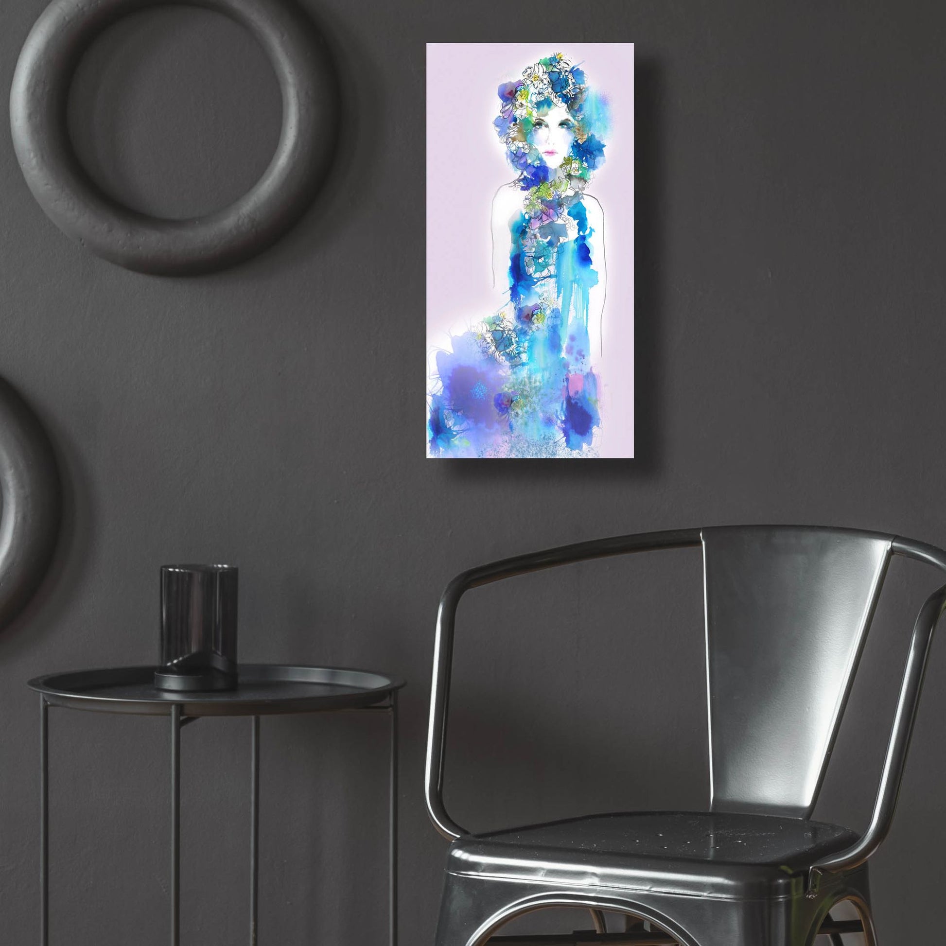 Epic Art ' Anemone' by Schuyler Rideout, Acrylic Glass Wall Art,12x24