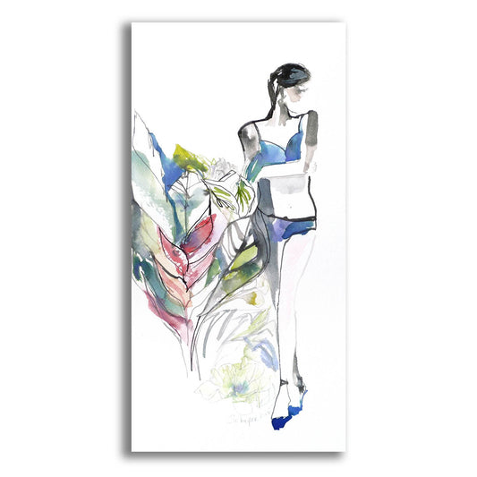 Epic Art ' Lingerie Lady' by Schuyler Rideout, Acrylic Glass Wall Art