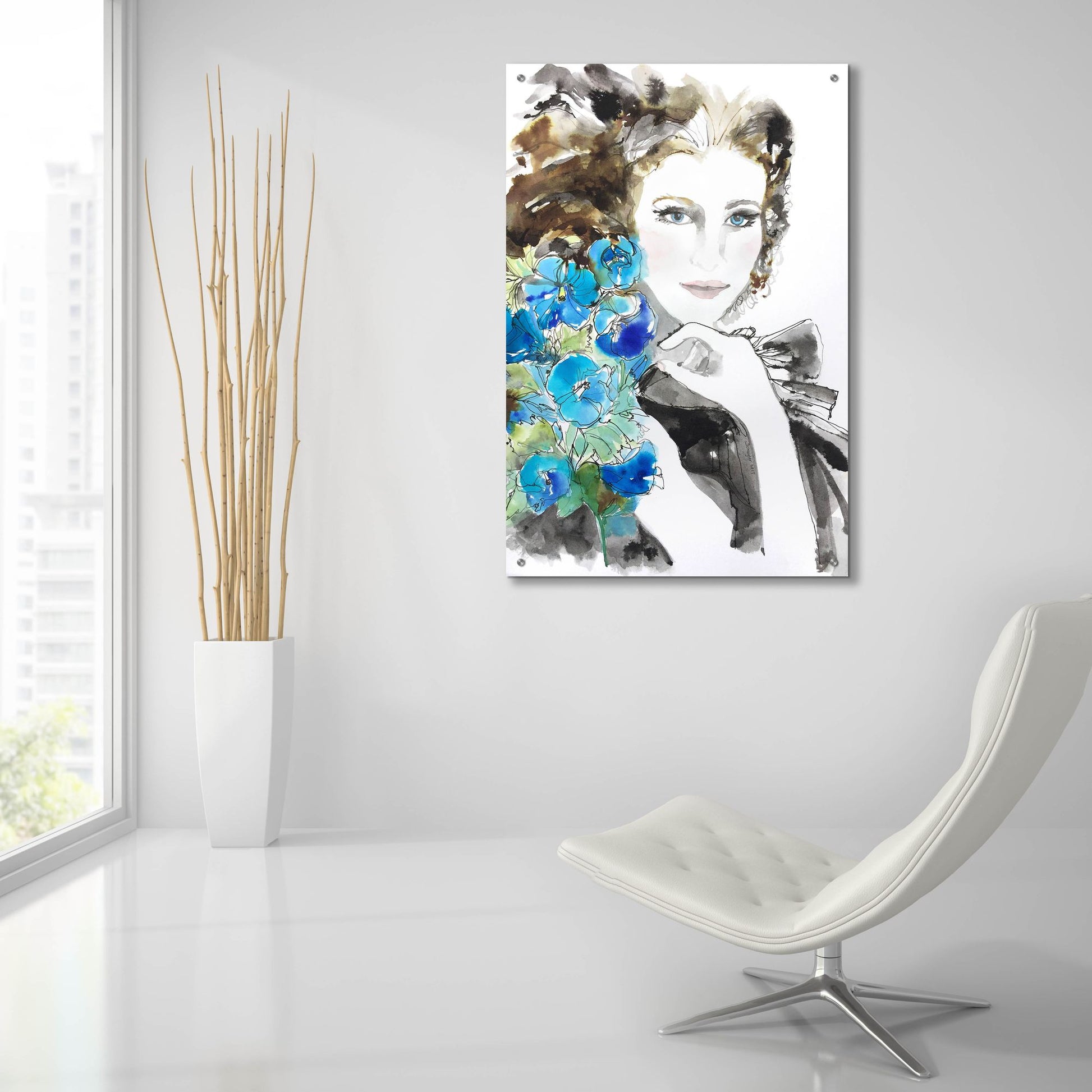 Epic Art ' Morning Glory' by Schuyler Rideout, Acrylic Glass Wall Art,24x36