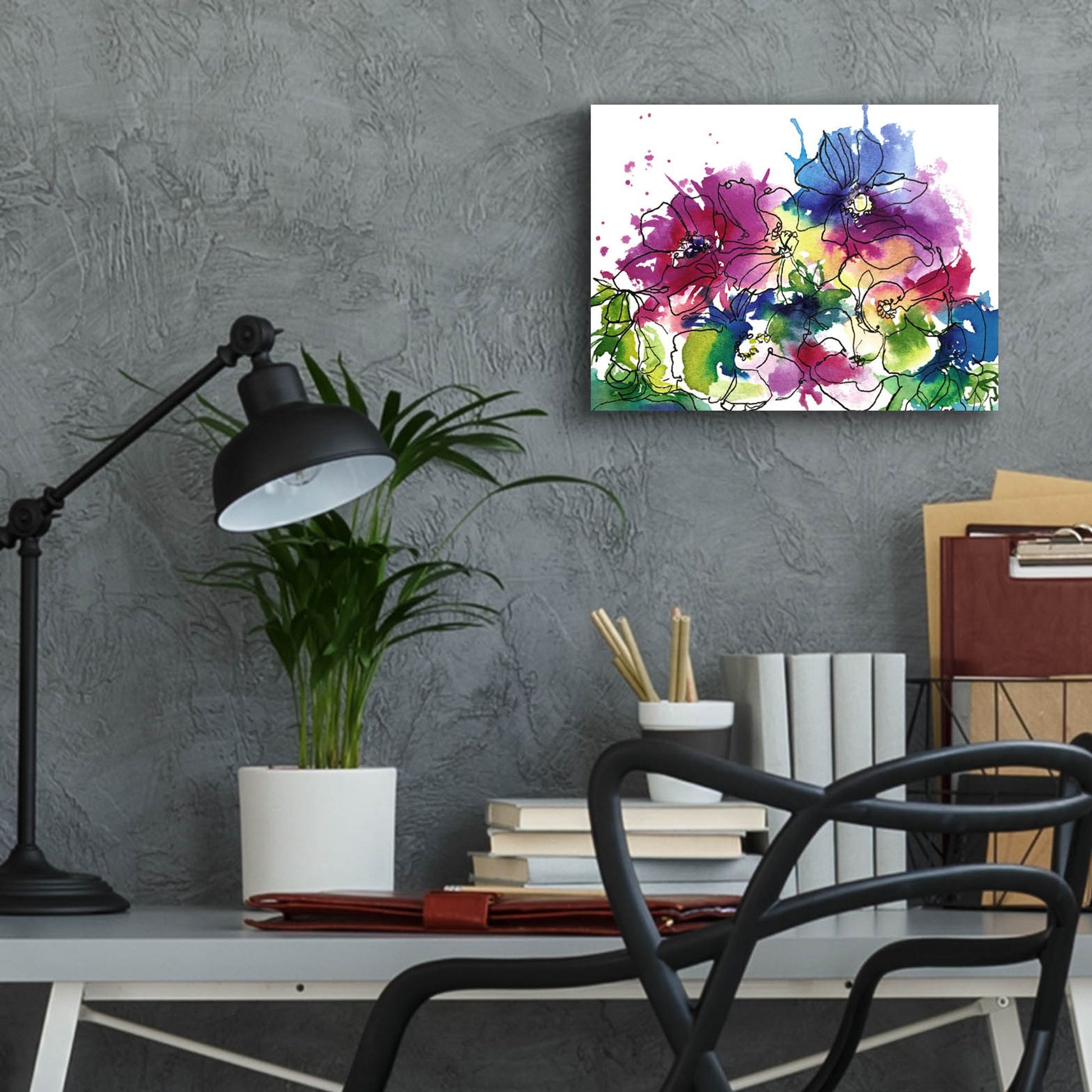 Epic Art ' Anemones' by Schuyler Rideout, Acrylic Glass Wall Art,16x12