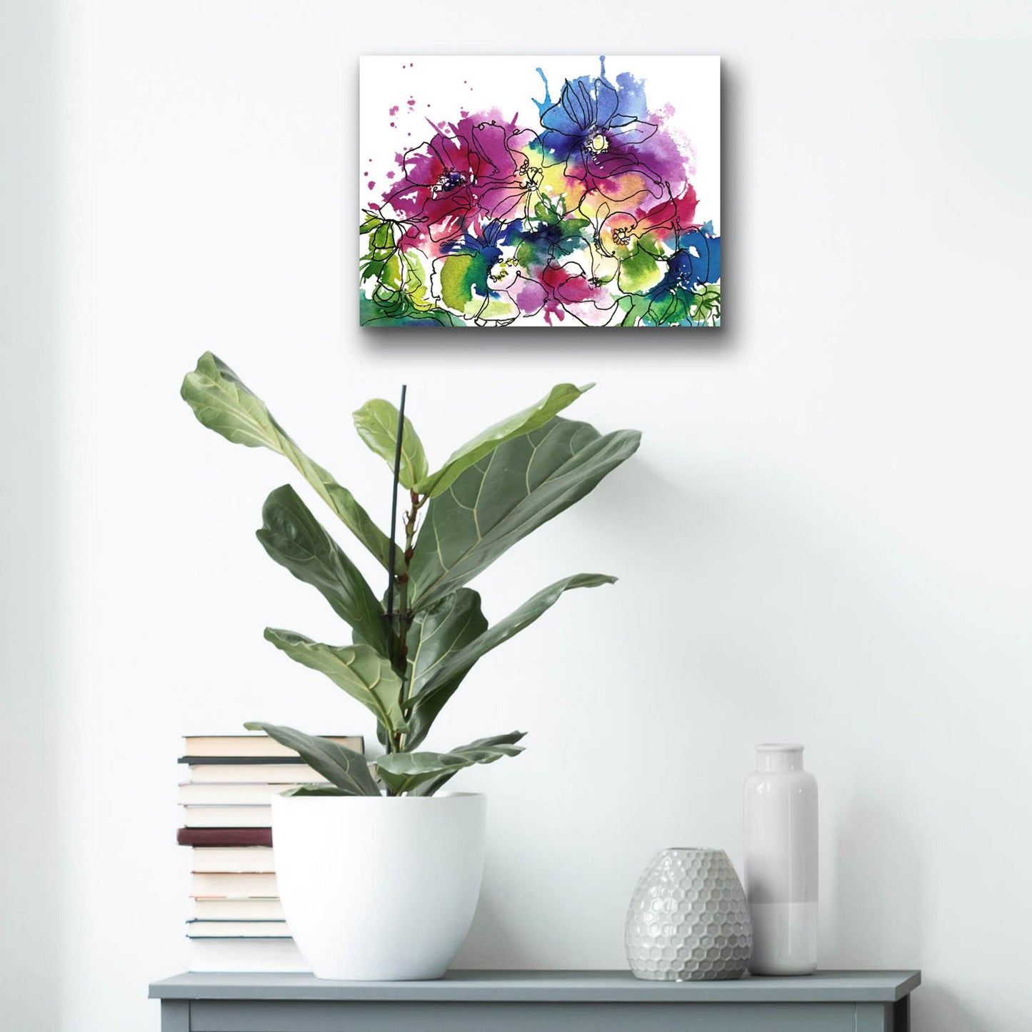 Epic Art ' Anemones' by Schuyler Rideout, Acrylic Glass Wall Art,16x12