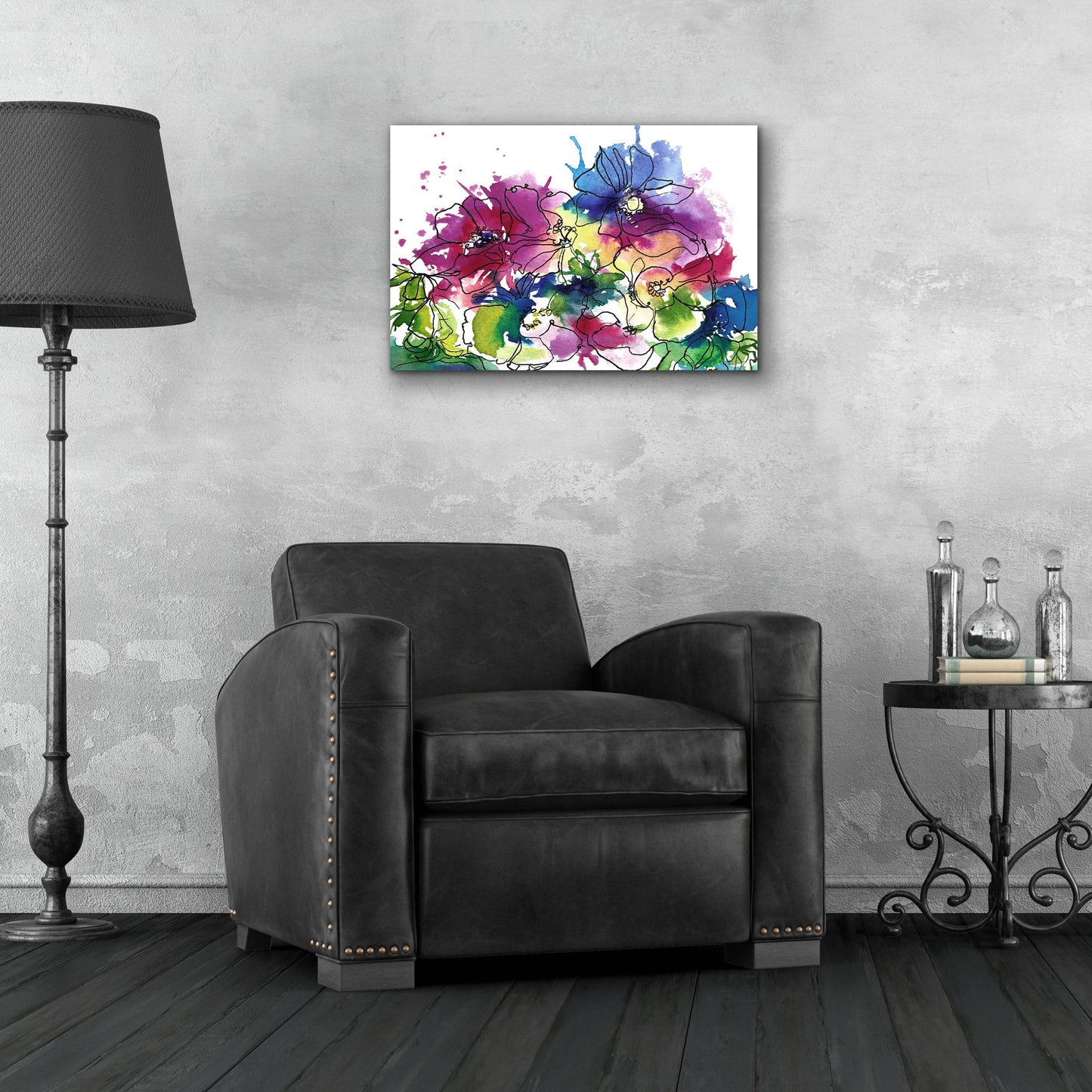 Epic Art ' Anemones' by Schuyler Rideout, Acrylic Glass Wall Art,24x16