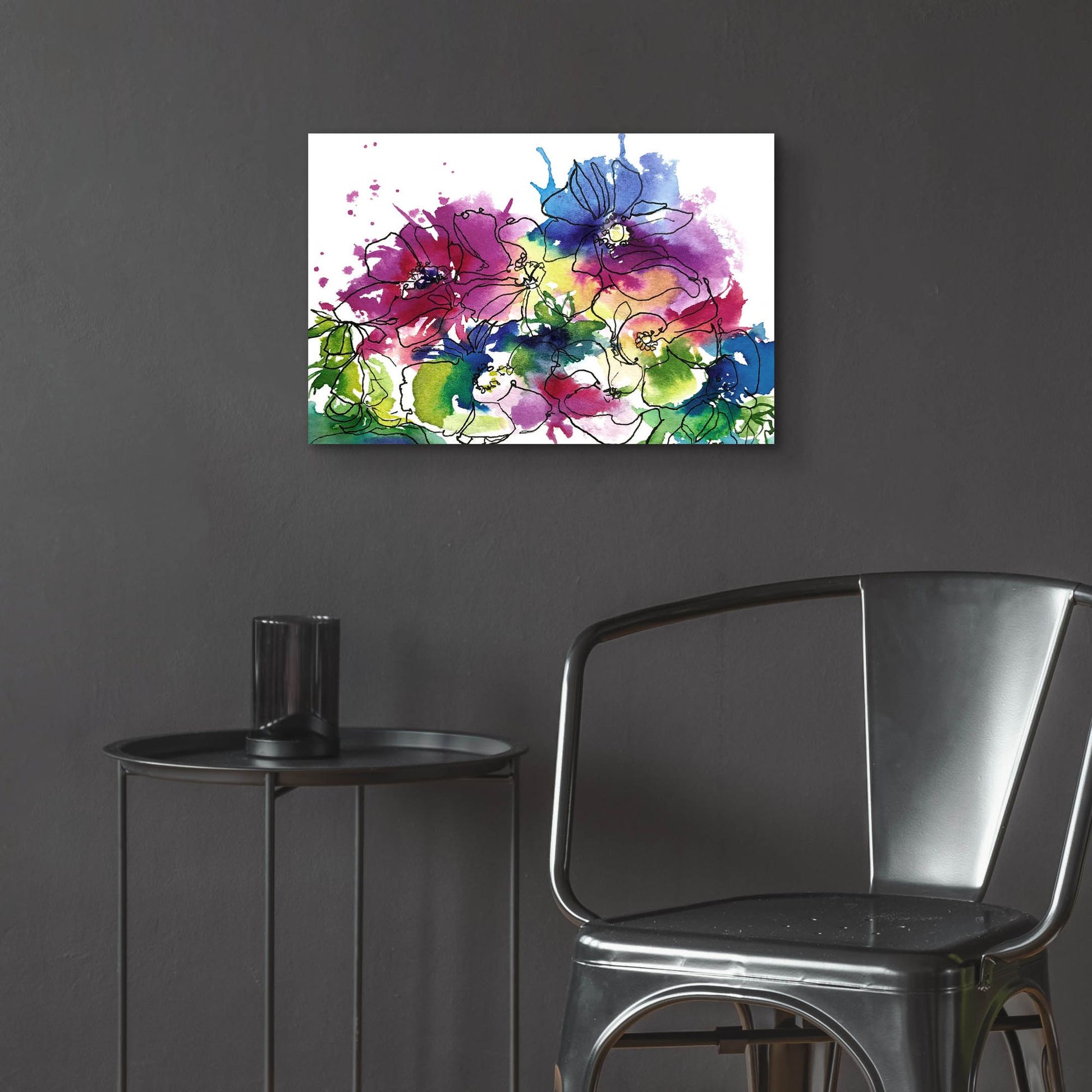 Epic Art ' Anemones' by Schuyler Rideout, Acrylic Glass Wall Art,24x16