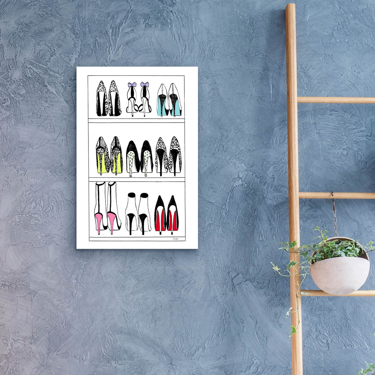 Epic Art ' Closet Perfection' by Schuyler Rideout, Acrylic Glass Wall Art,16x24