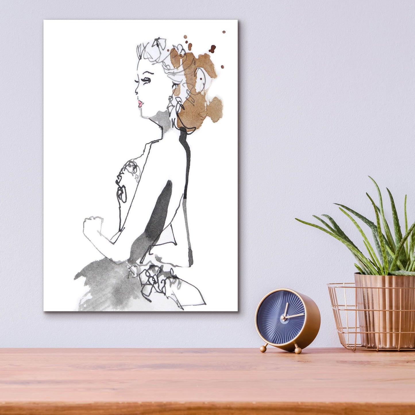 Epic Art ' Dancing Queen' by Schuyler Rideout, Acrylic Glass Wall Art,12x16