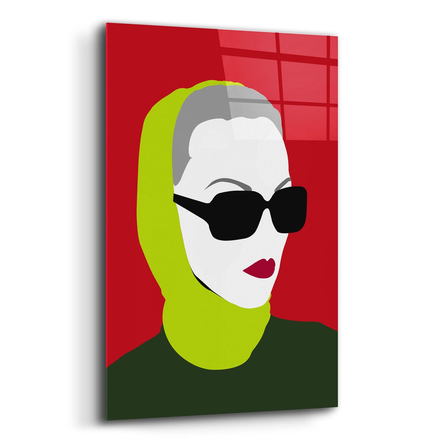 Epic Art ' Lady 11' by Sean Salvadori, Acrylic Glass Wall Art,12x16