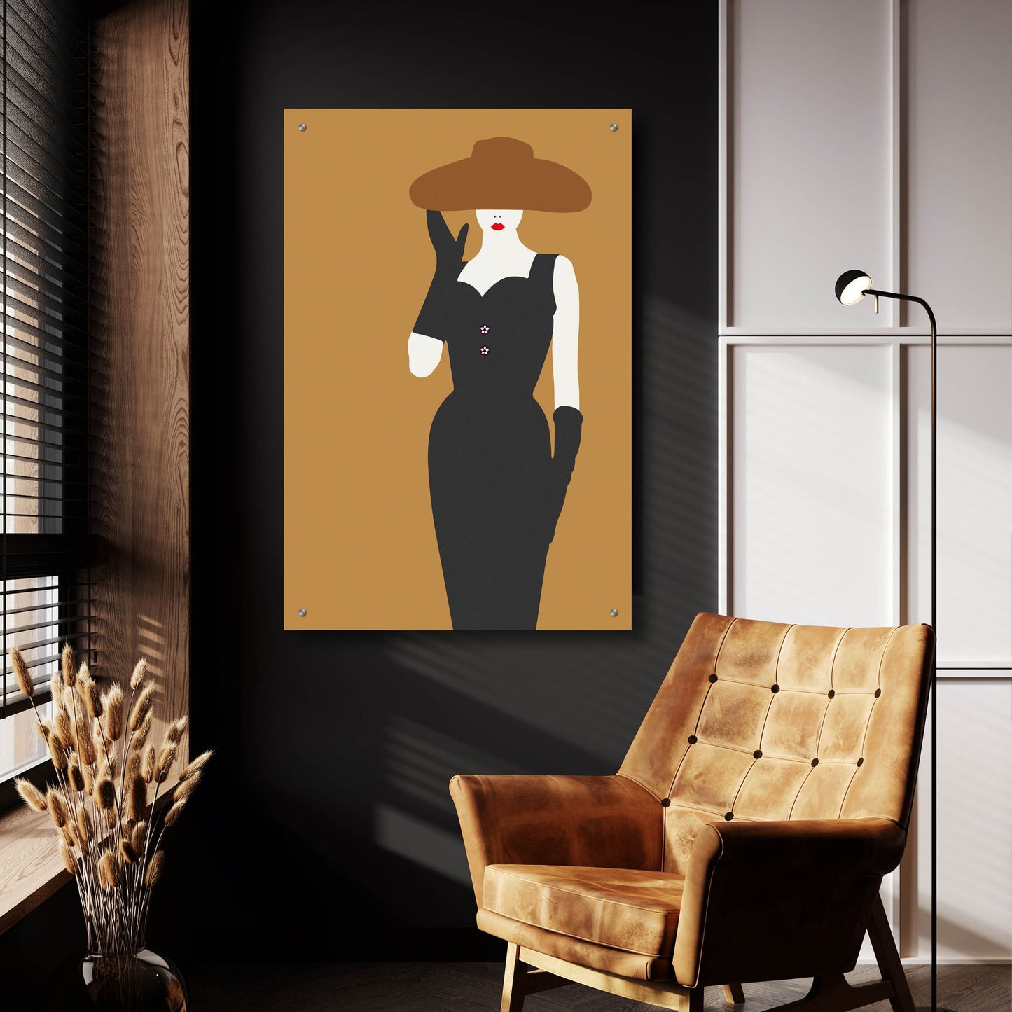 Epic Art ' Lady 16' by Sean Salvadori, Acrylic Glass Wall Art,24x36