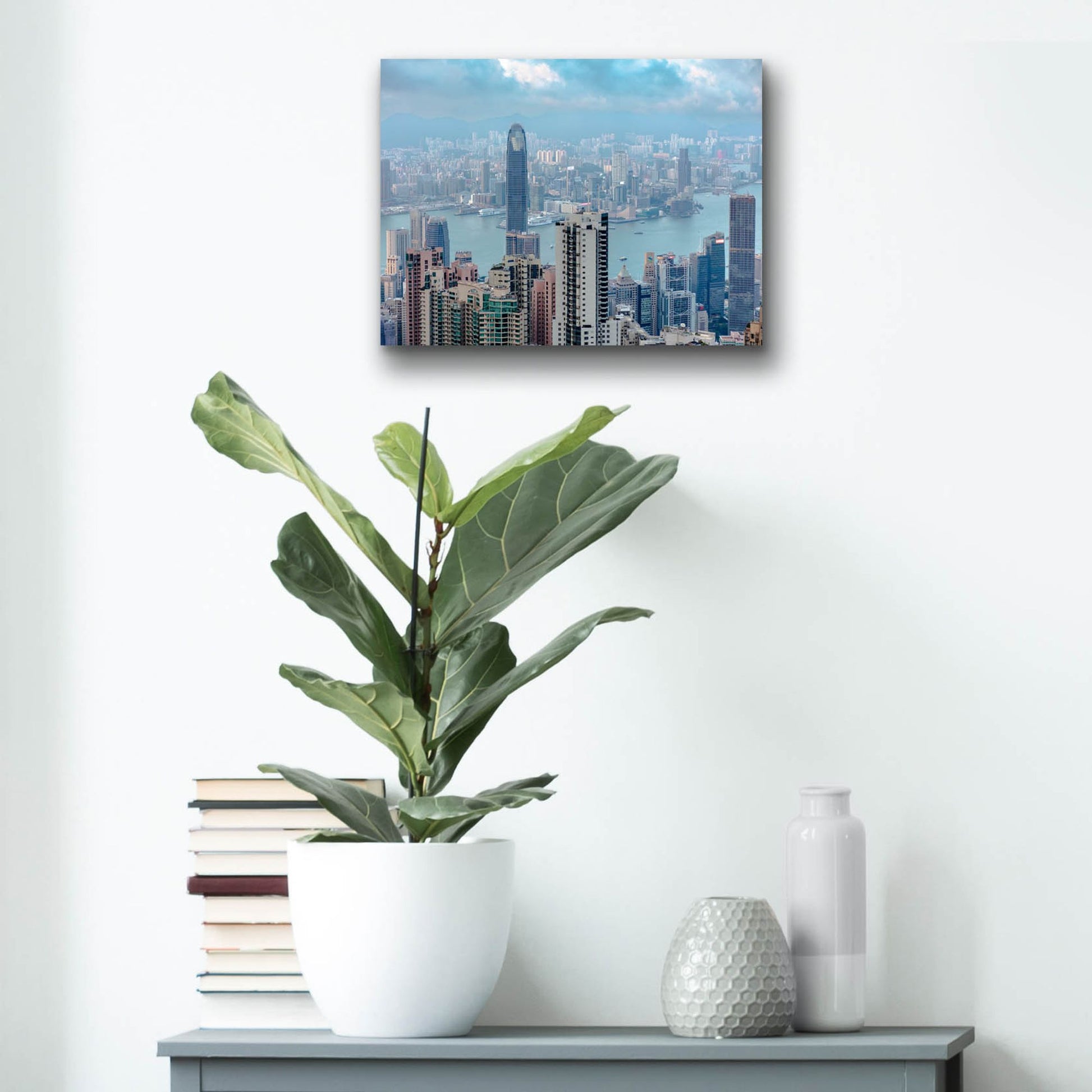 Epic Art 'Honk Kong View' by Epic Portfolio, Acrylic Glass Wall Art,16x12