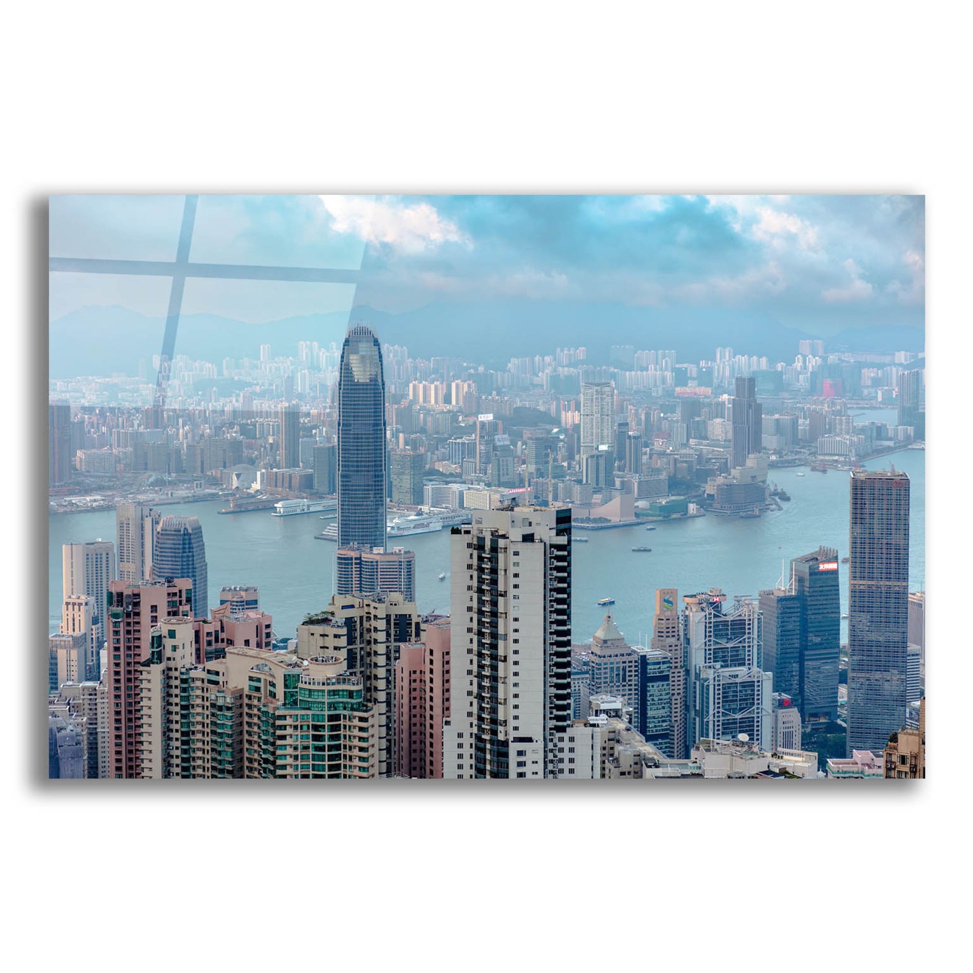 Epic Art 'Honk Kong View' by Epic Portfolio, Acrylic Glass Wall Art,16x12