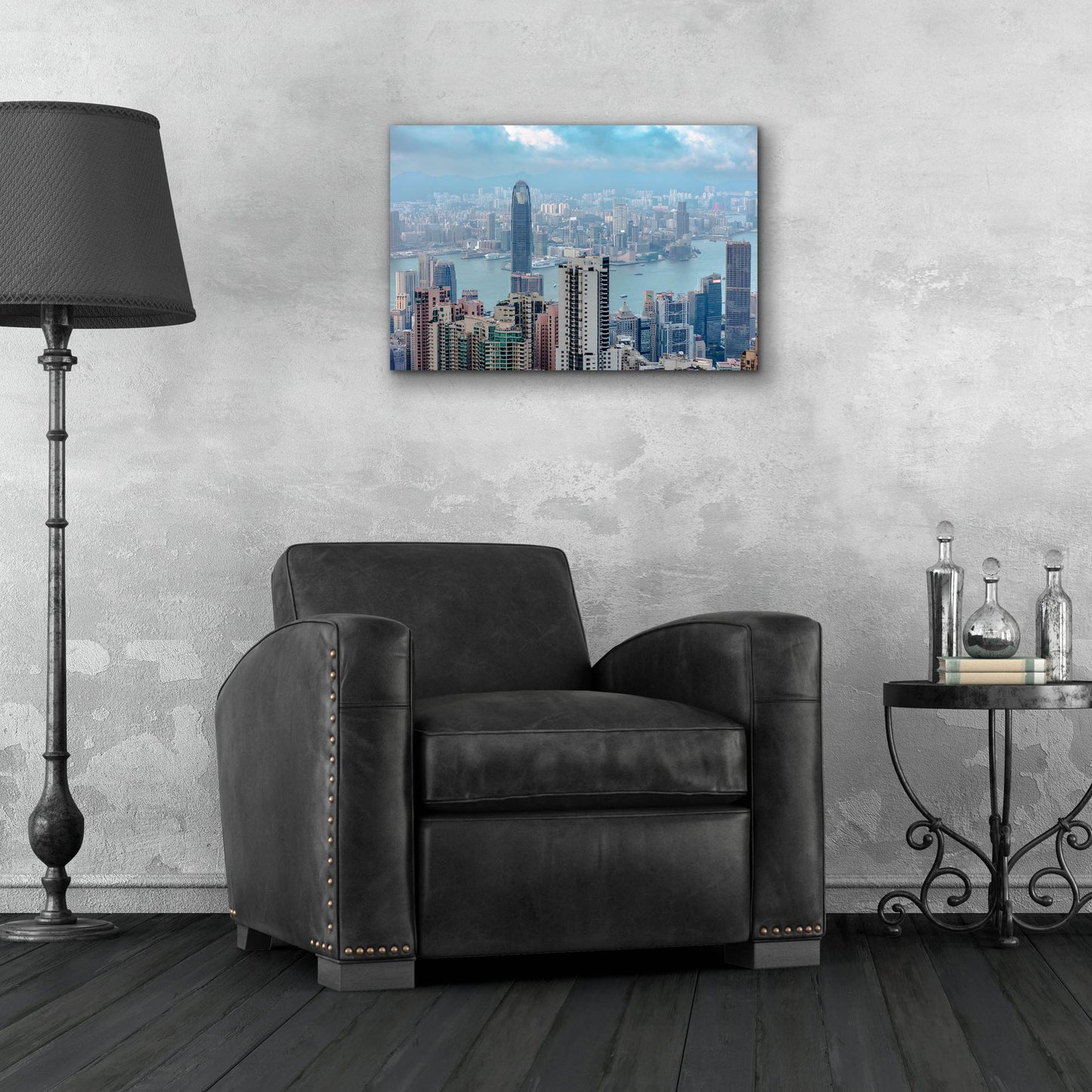 Epic Art 'Honk Kong View' by Epic Portfolio, Acrylic Glass Wall Art,24x16