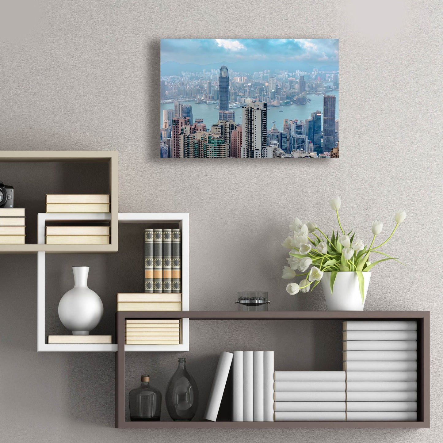 Epic Art 'Honk Kong View' by Epic Portfolio, Acrylic Glass Wall Art,24x16