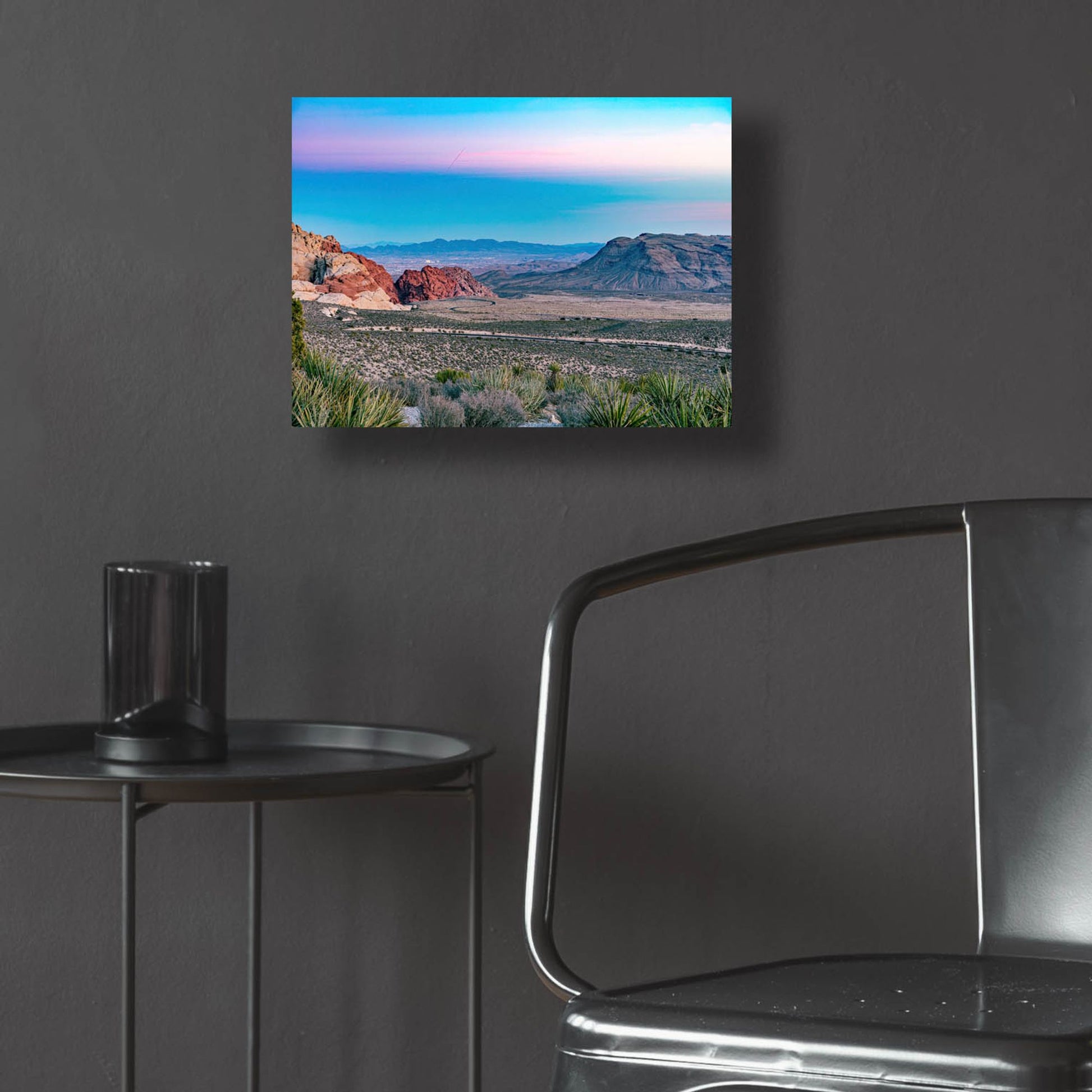 Epic Art 'Nevada - Red Rocks Sunset' by Epic Portfolio, Acrylic Glass Wall Art,16x12