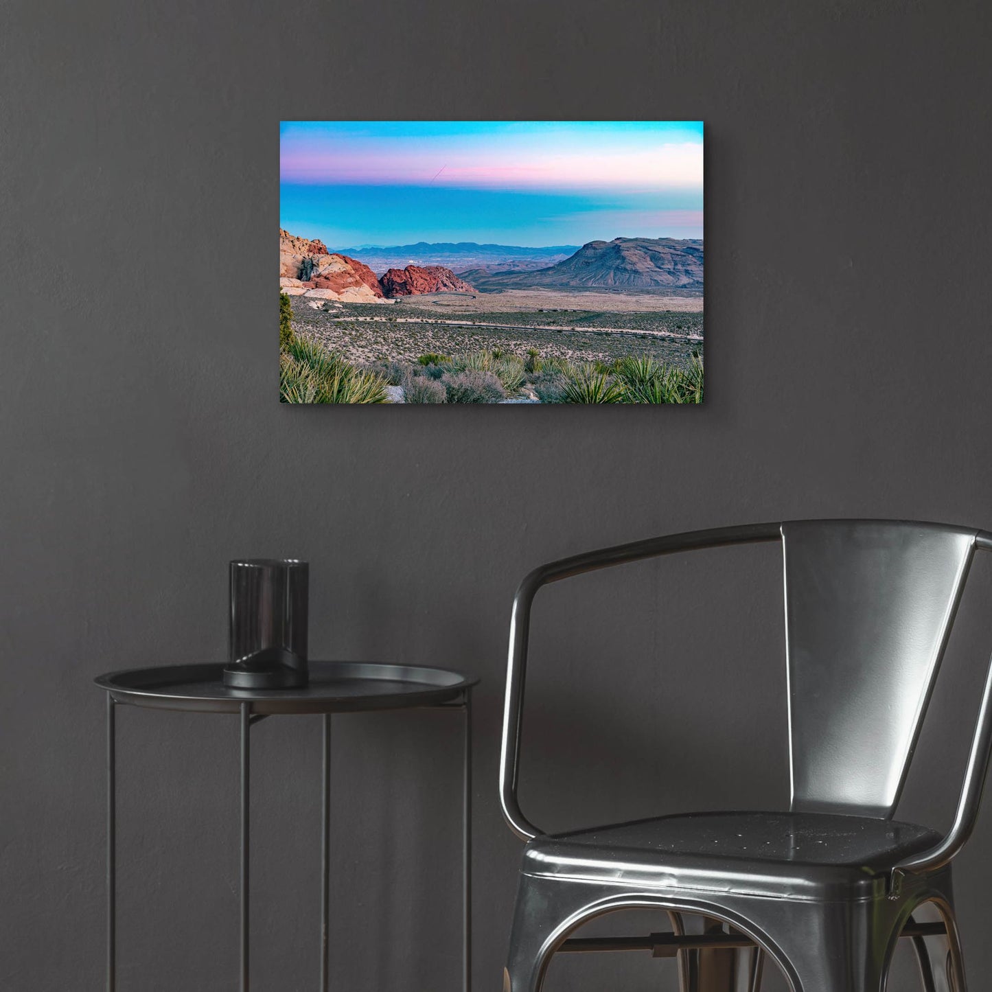 Epic Art 'Nevada - Red Rocks Sunset' by Epic Portfolio, Acrylic Glass Wall Art,24x16