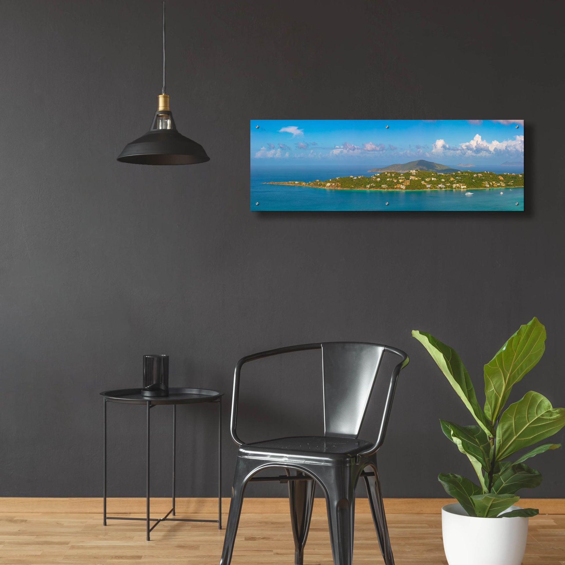 Epic Art 'Magens Bay St Thomas USVI' by Epic Portfolio, Acrylic Glass Wall Art,48x16