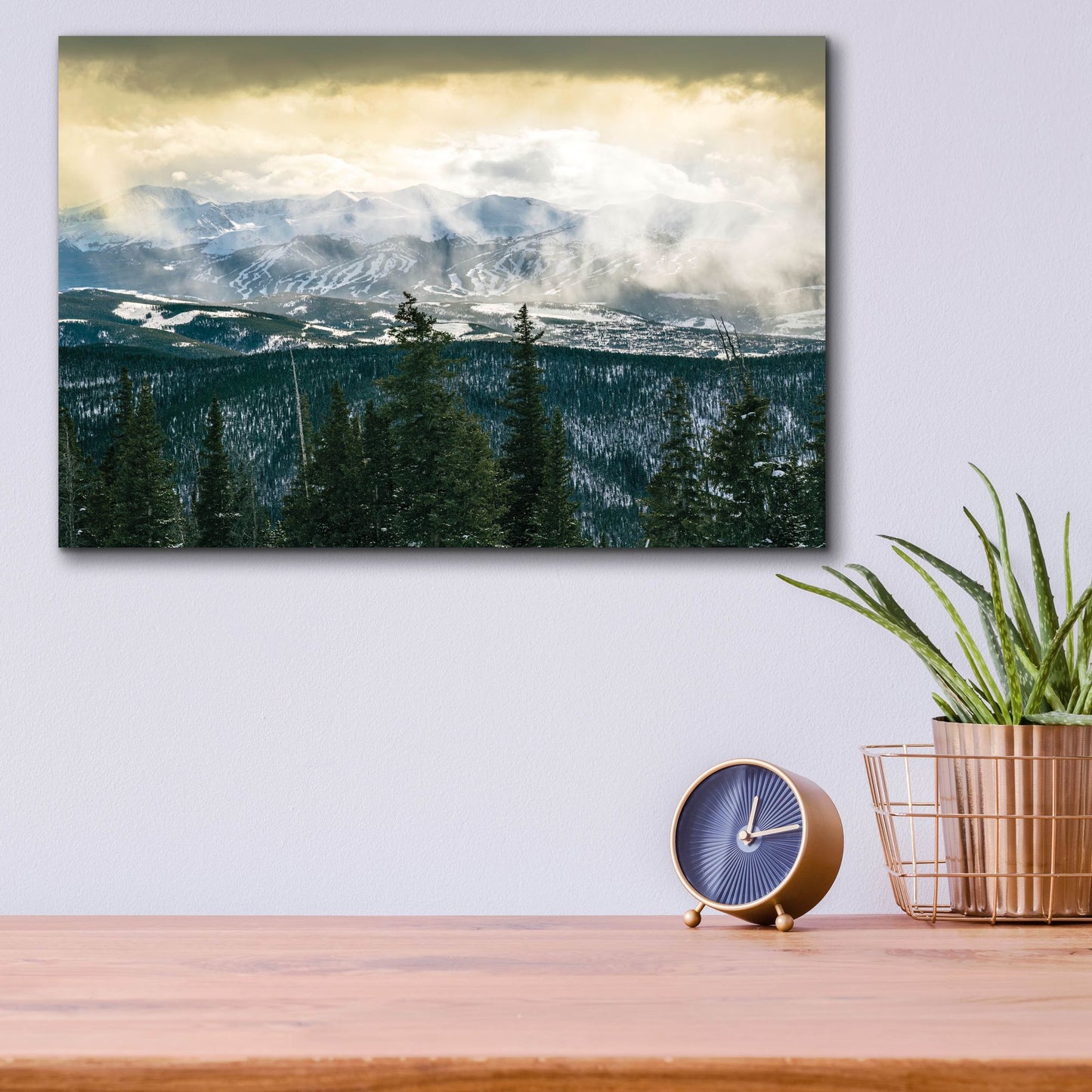 Epic Art 'Breckenridge, Collorado' by Epic Portfolio, Acrylic Glass Wall Art,16x12