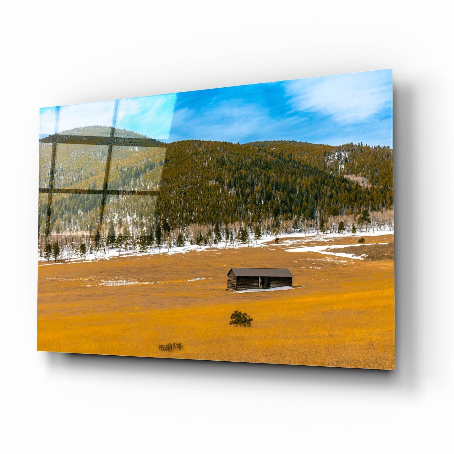 Epic Art 'Colorado Barn' by Epic Portfolio, Acrylic Glass Wall Art,16x12