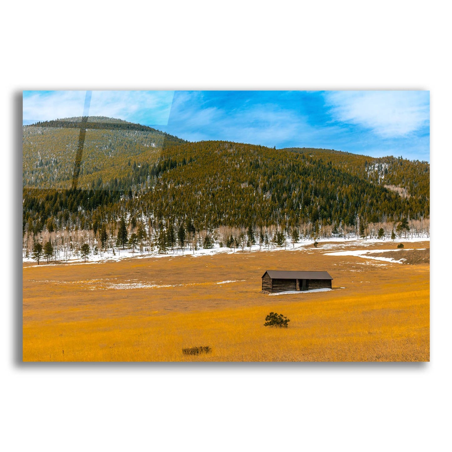 Epic Art 'Colorado Barn' by Epic Portfolio, Acrylic Glass Wall Art,16x12