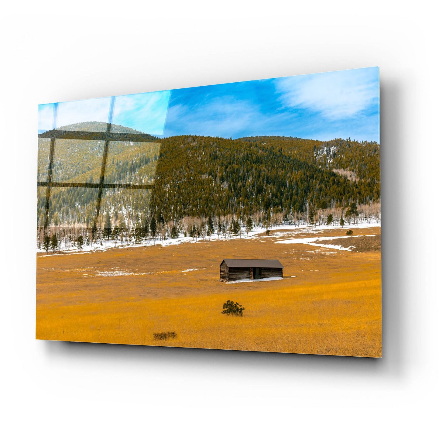 Epic Art 'Colorado Barn' by Epic Portfolio, Acrylic Glass Wall Art,24x16