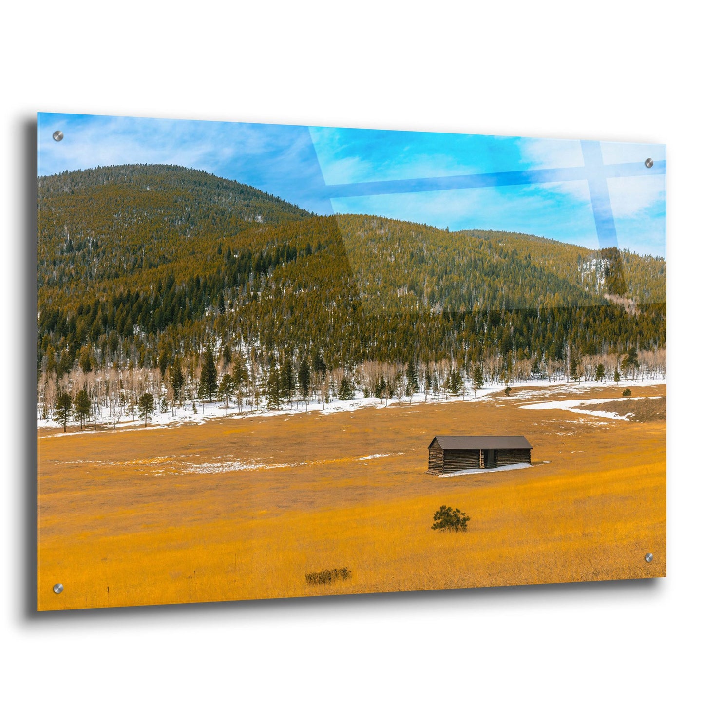 Epic Art 'Colorado Barn' by Epic Portfolio, Acrylic Glass Wall Art,36x24