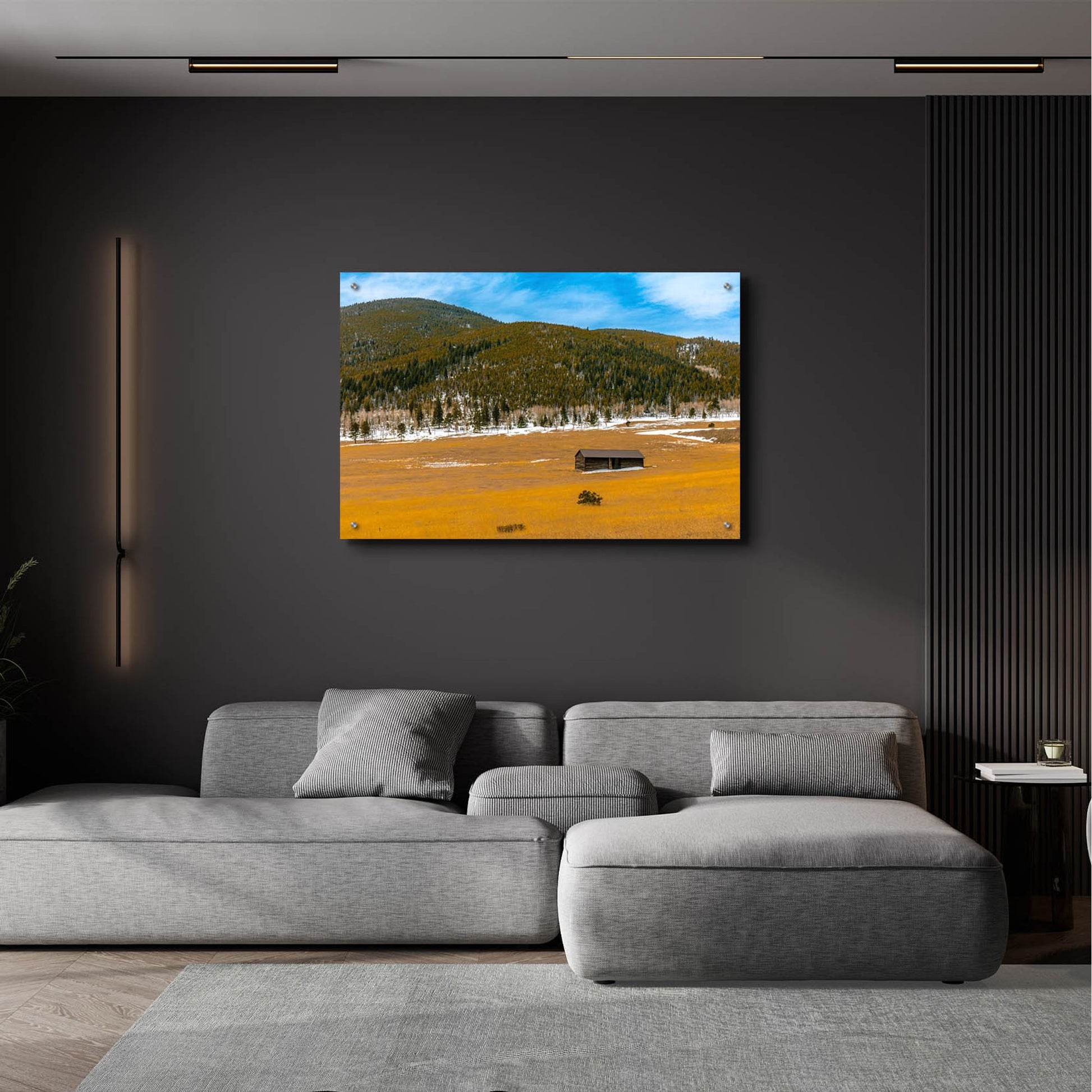 Epic Art 'Colorado Barn' by Epic Portfolio, Acrylic Glass Wall Art,36x24