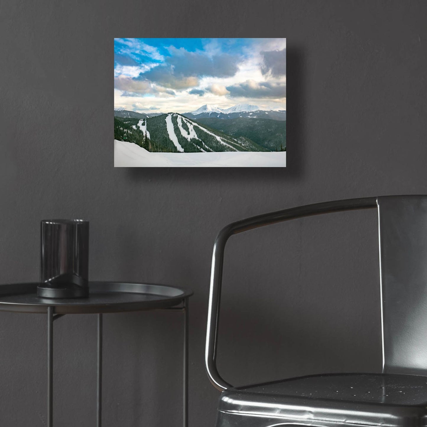 Epic Art 'Keystone, Colorado, View from The Top of Dercum Mountain' by Epic Portfolio, Acrylic Glass Wall Art,16x12