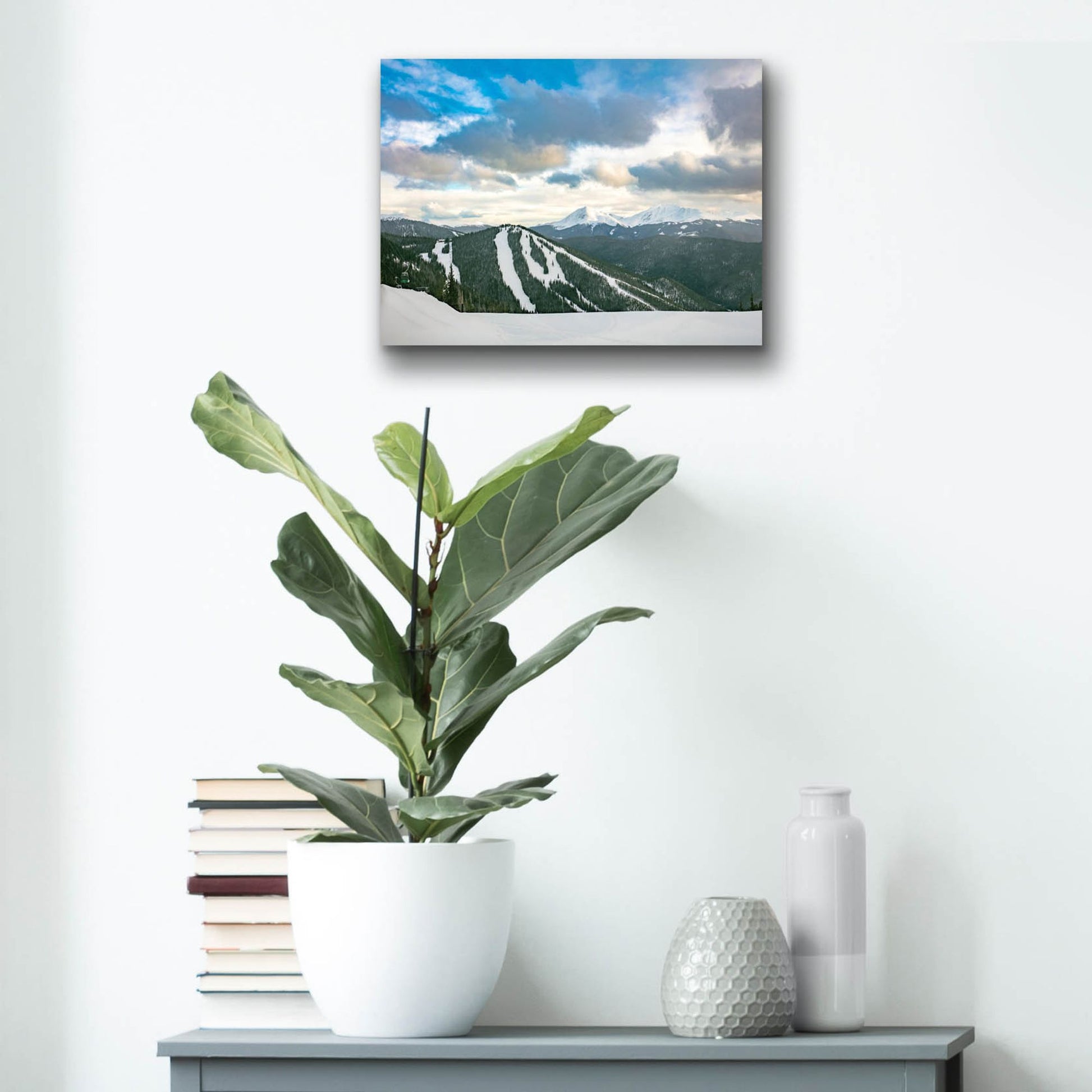 Epic Art 'Keystone, Colorado, View from The Top of Dercum Mountain' by Epic Portfolio, Acrylic Glass Wall Art,16x12