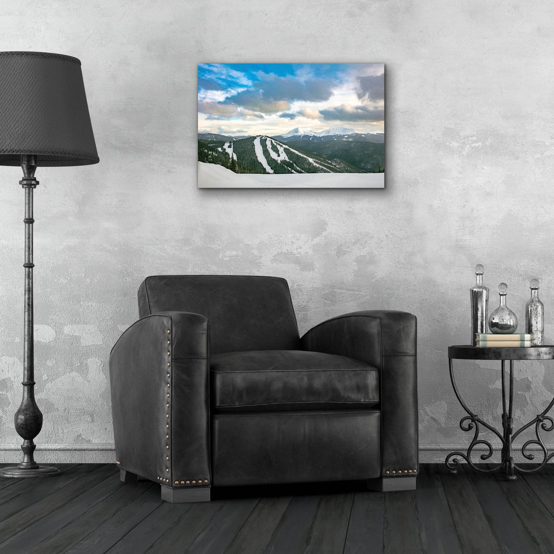 Epic Art 'Keystone, Colorado, View from The Top of Dercum Mountain' by Epic Portfolio, Acrylic Glass Wall Art,24x16