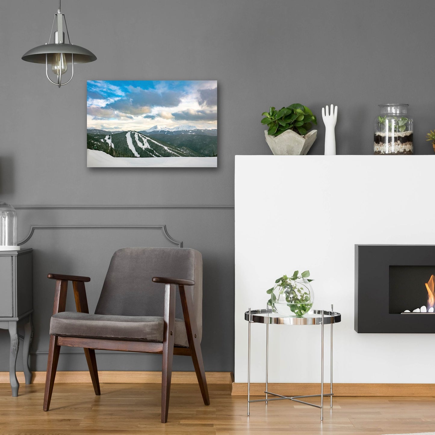 Epic Art 'Keystone, Colorado, View from The Top of Dercum Mountain' by Epic Portfolio, Acrylic Glass Wall Art,24x16