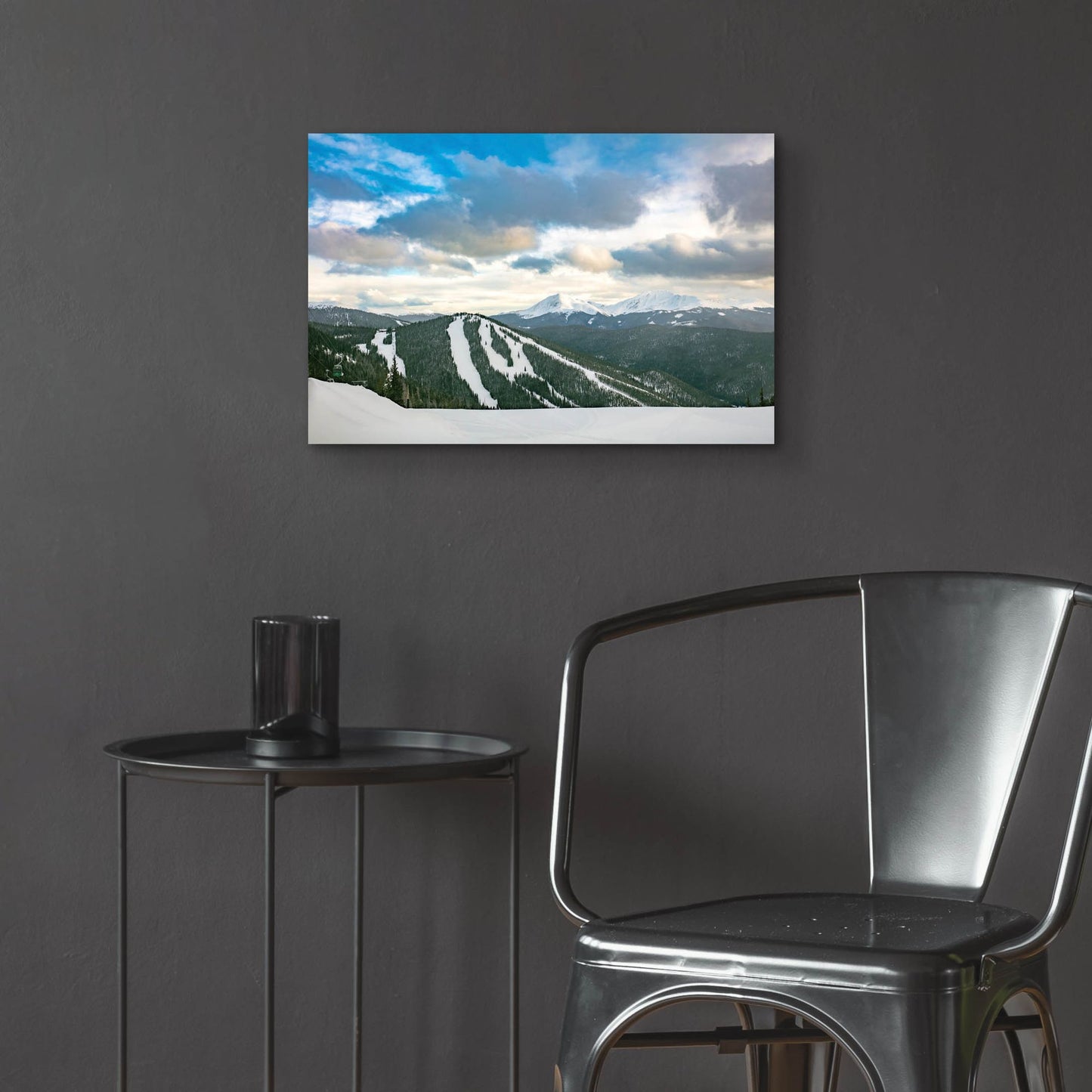 Epic Art 'Keystone, Colorado, View from The Top of Dercum Mountain' by Epic Portfolio, Acrylic Glass Wall Art,24x16