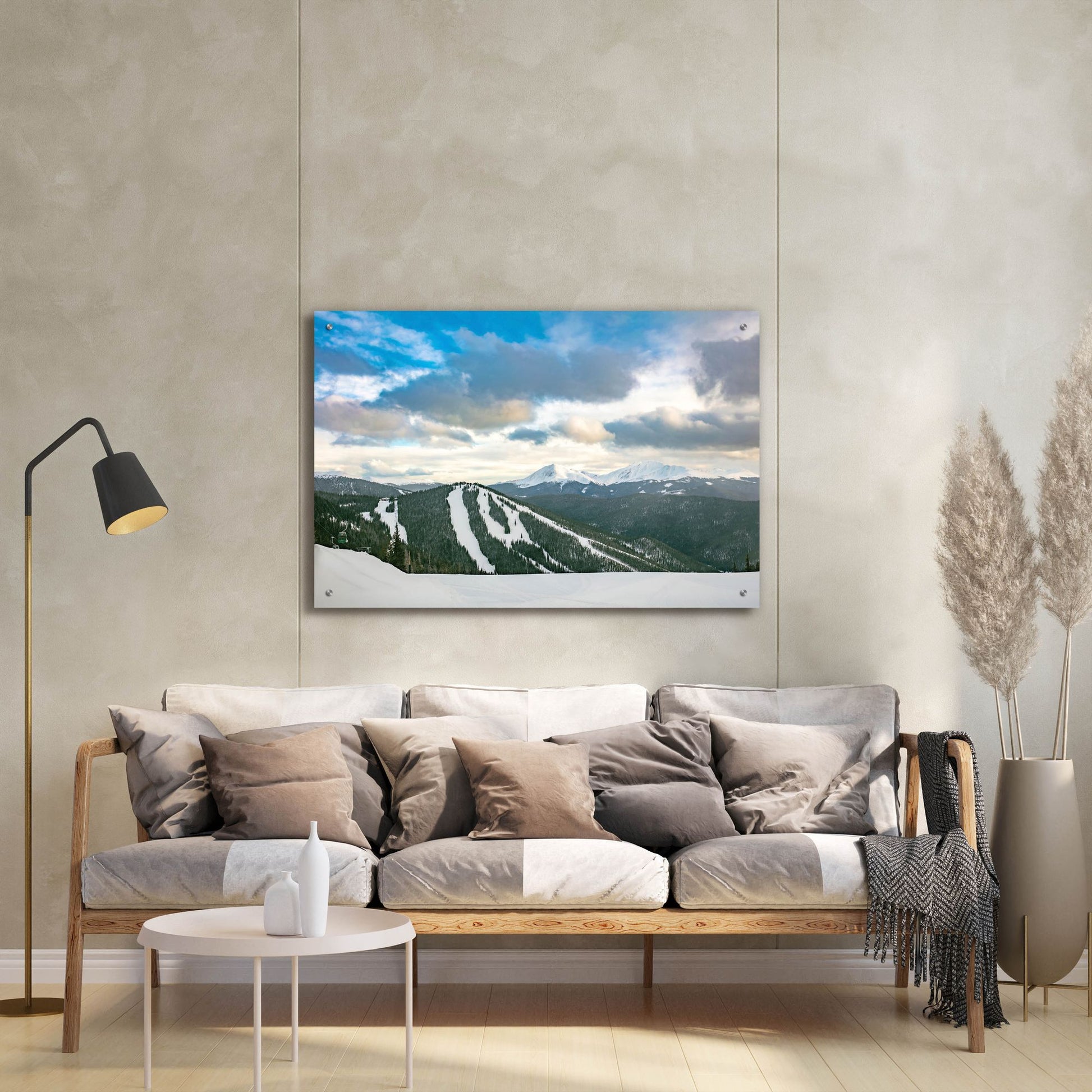 Epic Art 'Keystone, Colorado, View from The Top of Dercum Mountain' by Epic Portfolio, Acrylic Glass Wall Art,36x24