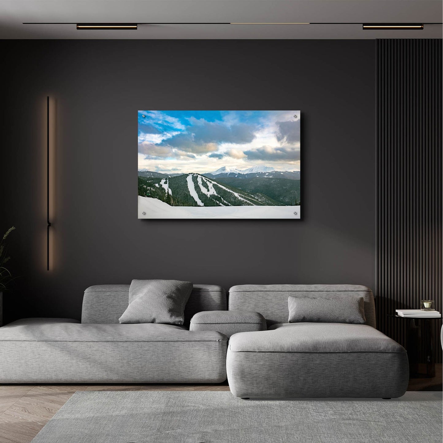 Epic Art 'Keystone, Colorado, View from The Top of Dercum Mountain' by Epic Portfolio, Acrylic Glass Wall Art,36x24