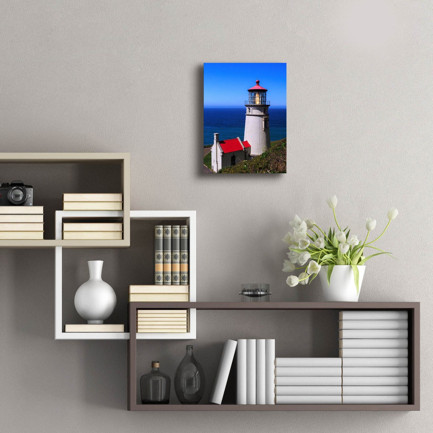 Epic Art ' Heceta Head Lighthouse' by Shawn/Corinne Severn, Acrylic Glass Wall Art,12x16